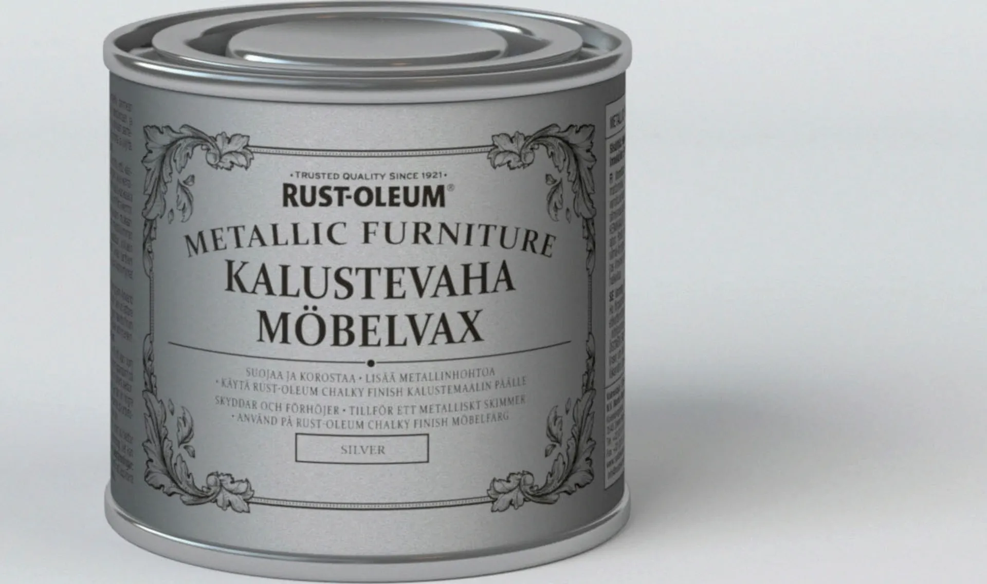 Rust-Oleum Metallic Kalustevaha 125ml Silver
