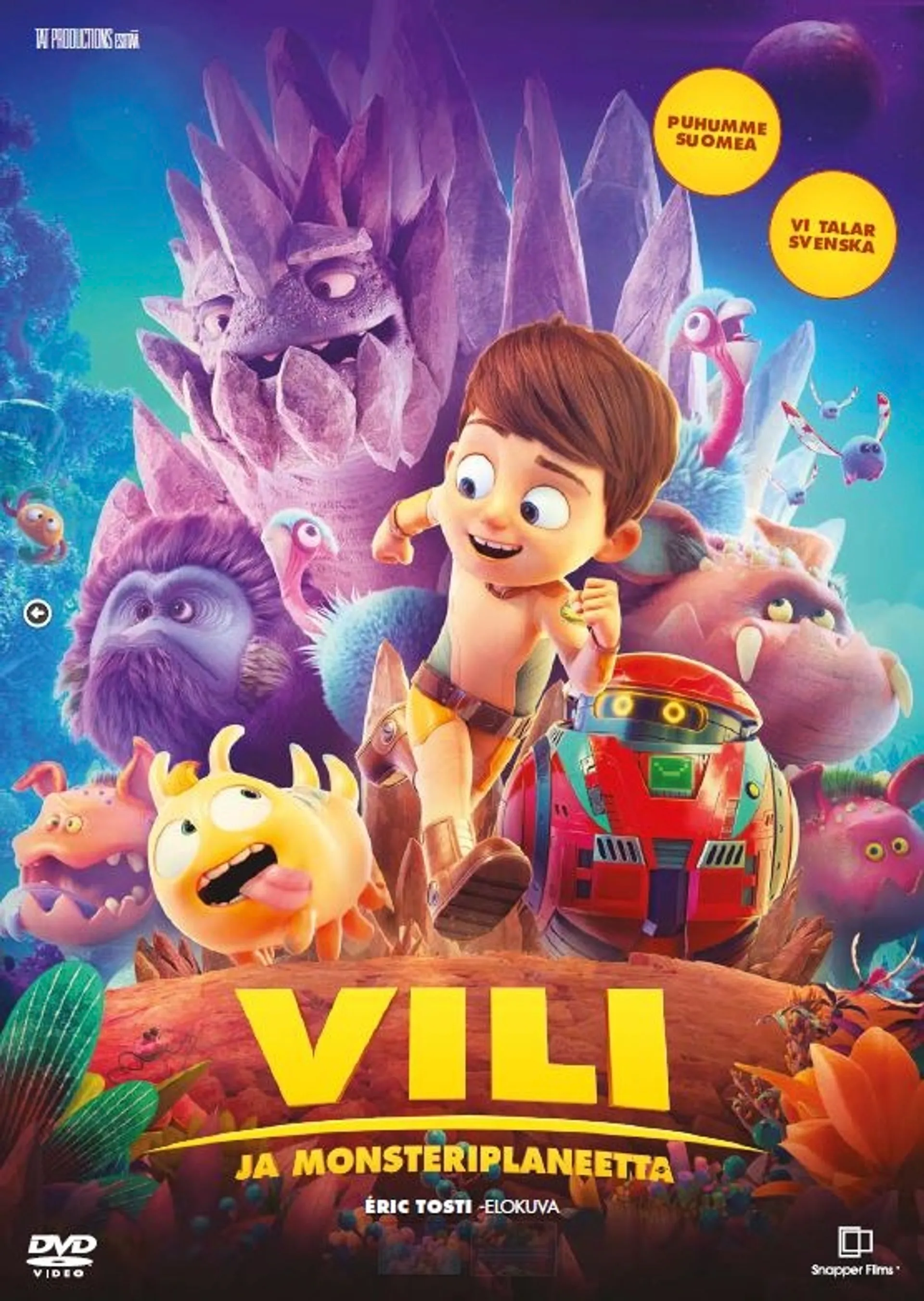 Vili ja Monsteriplaneetta DVD