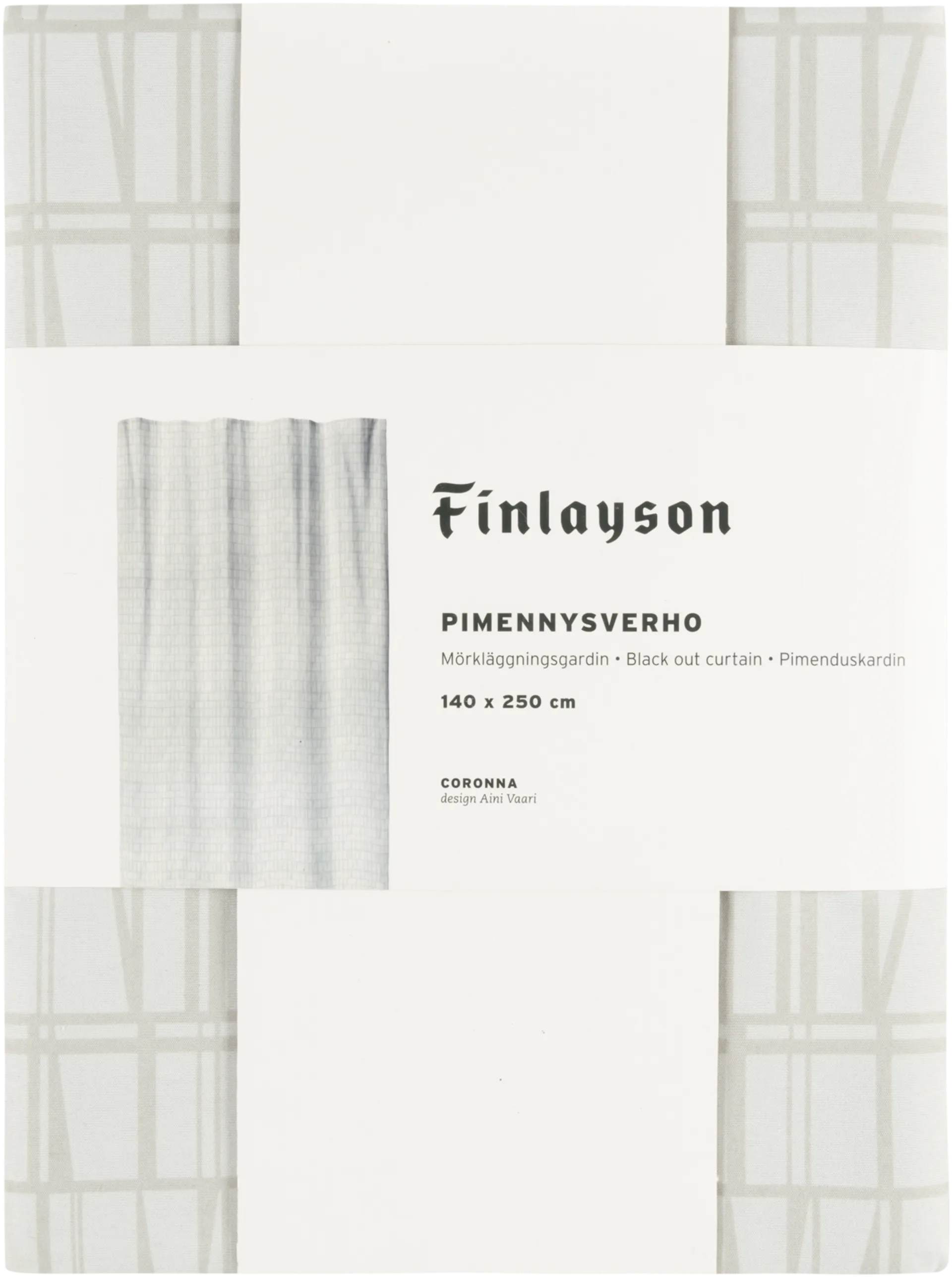 Finlayson pimennysverho Coronna 140x250cm beige - 2