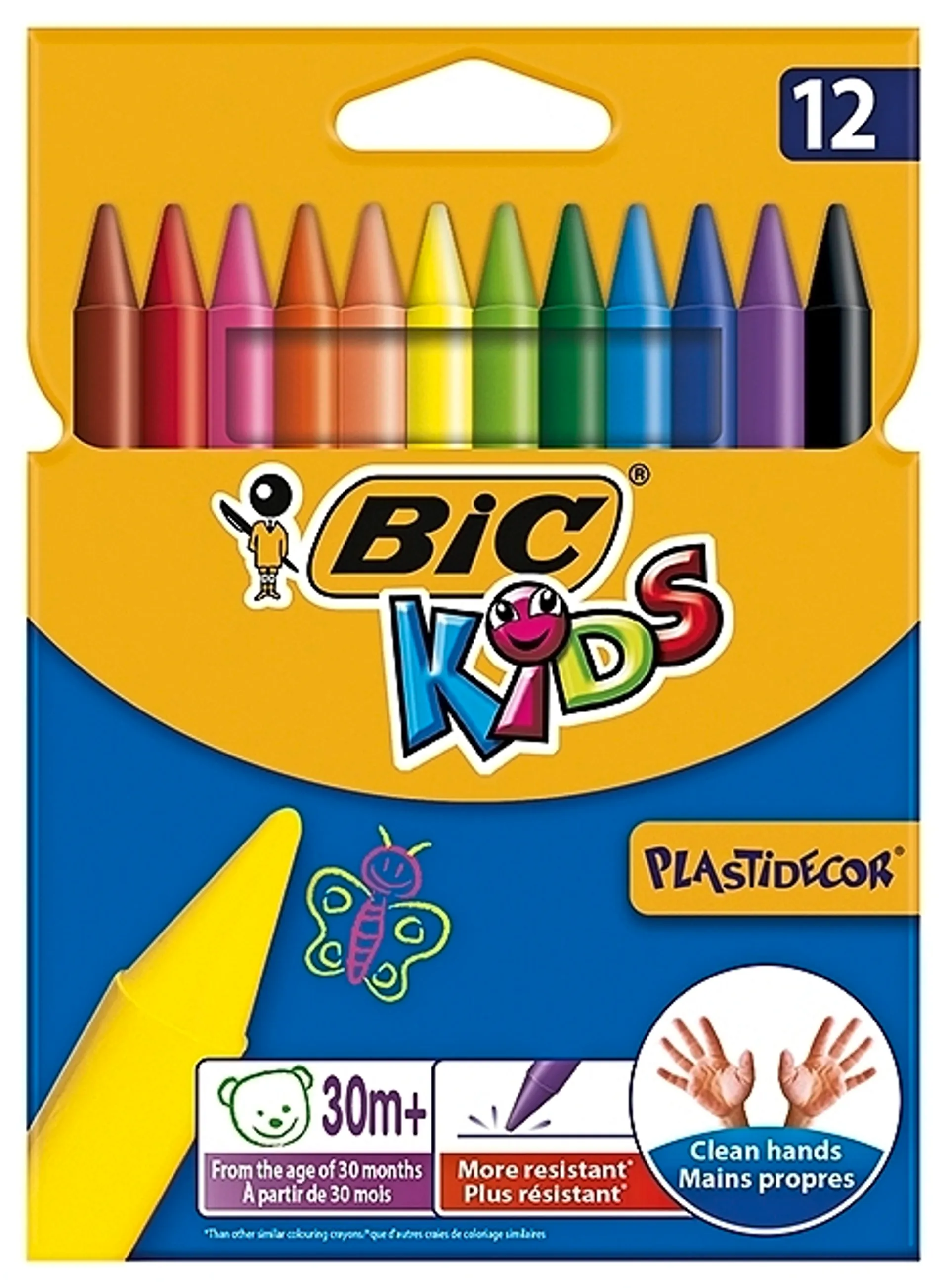 BIC Kids Plastidecor muovivahaliitu 12kpl