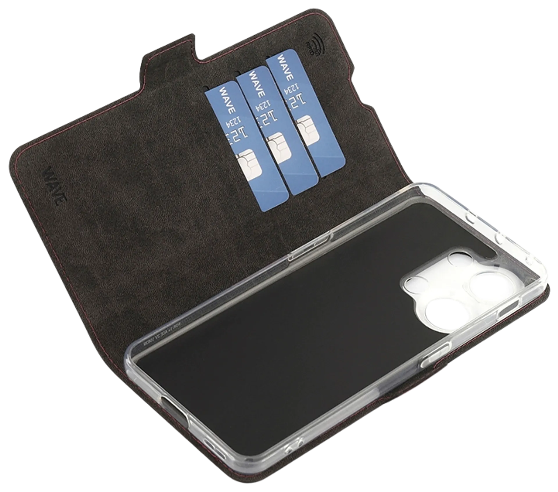 Wave Book Case, OnePlus Nord 3 5G, Smoky Sangria - 4