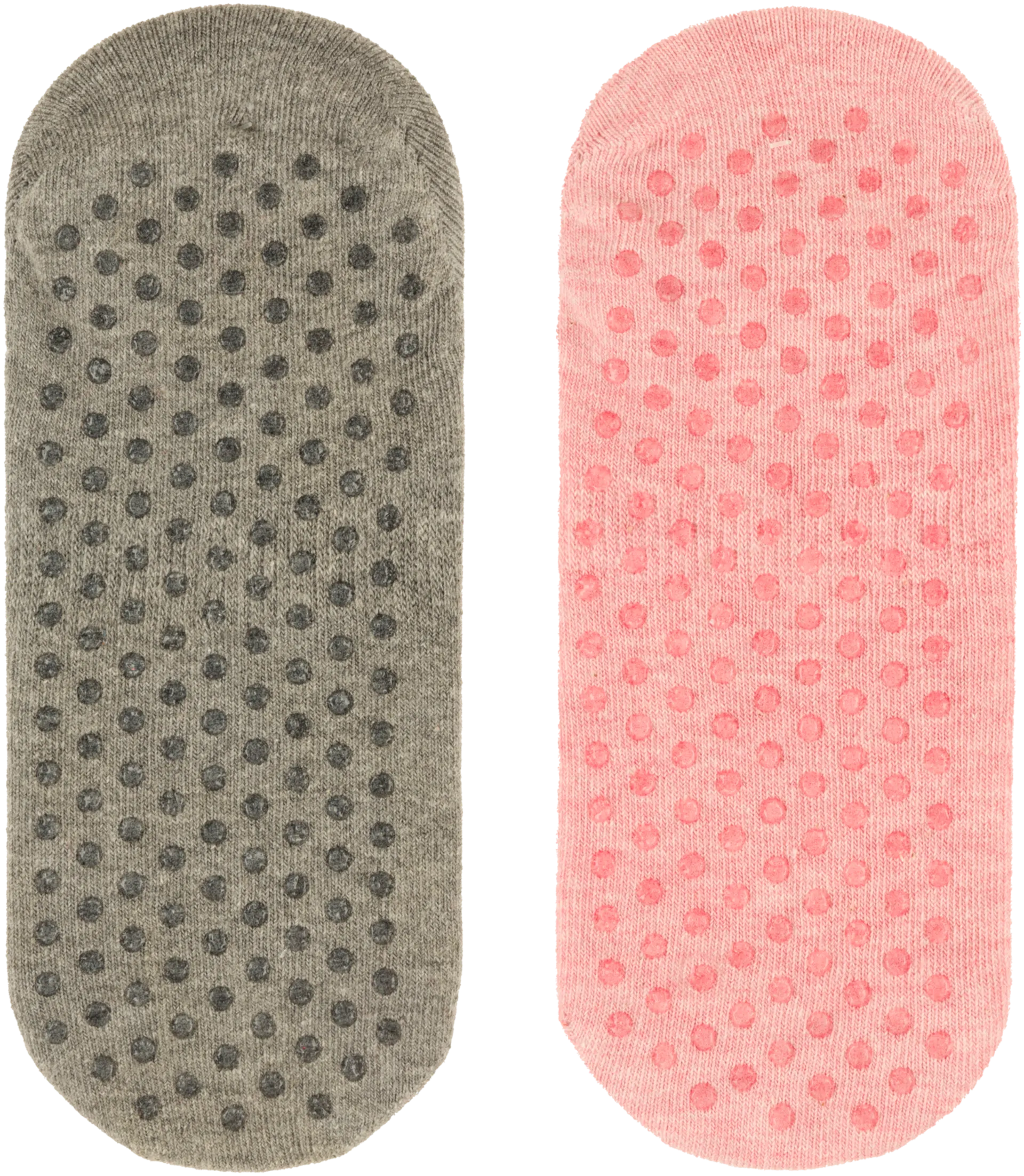 Danskin naisten joogasukat 545D322401 2-pack - PINK/GREY - 2