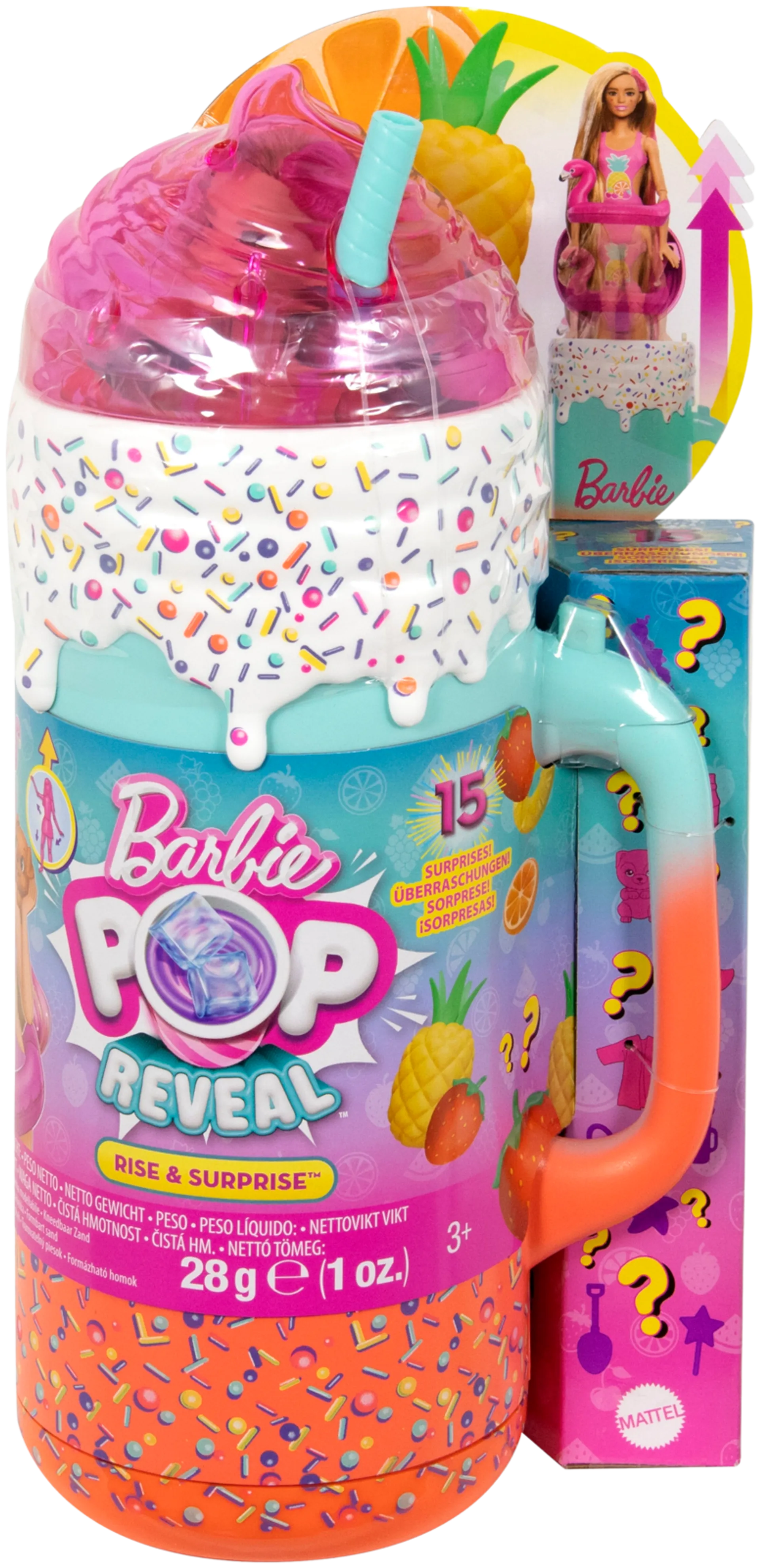 Barbie Pop Reveal Fruit Series -yllätysnukke lahjapakkauksessa - 1