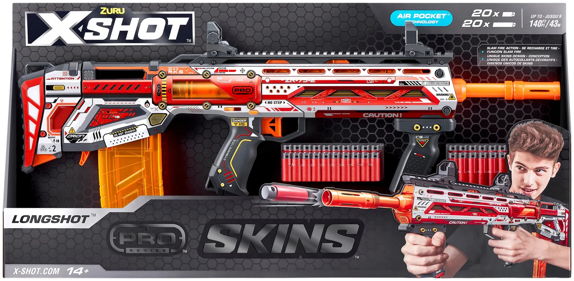 X-Shot leikkiase Skins Pro S1 - 2