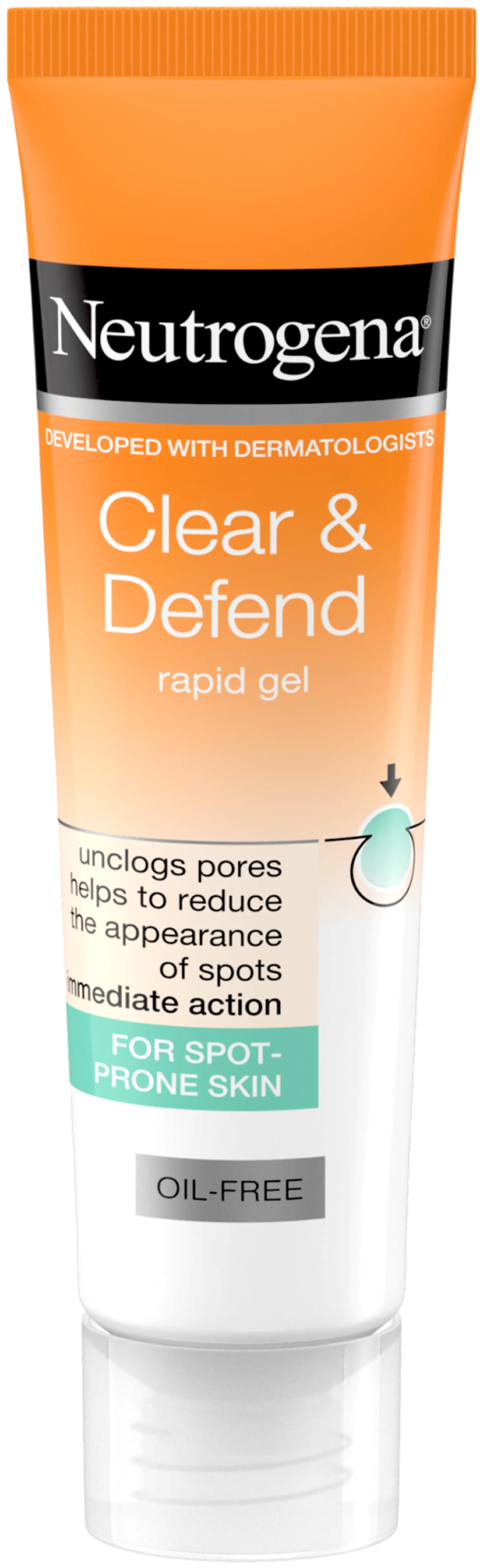 Neutrogena Clear & Defend Rapid Gel täsmähoitogeeli 15 ml - 1