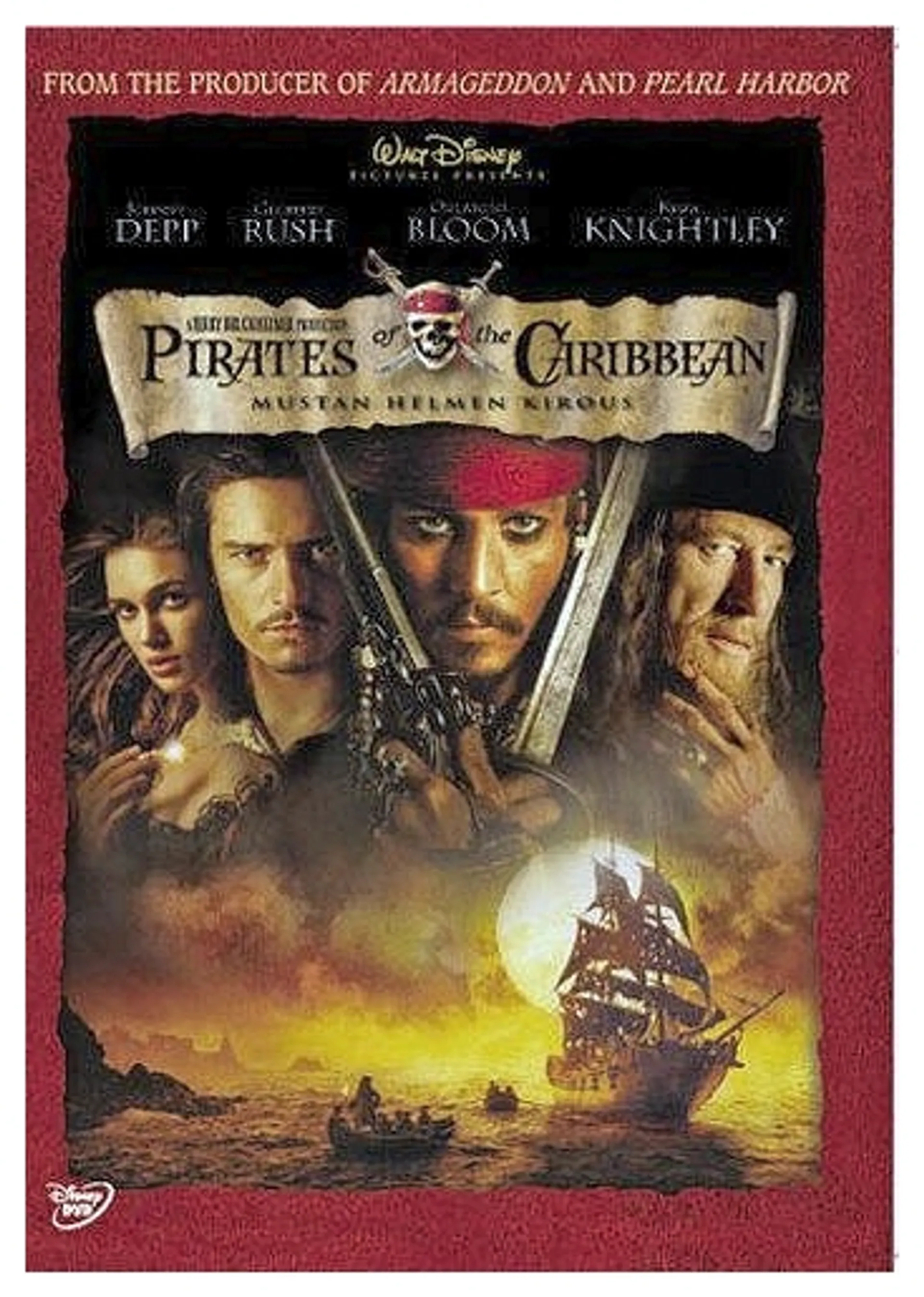 Pirates Of The Caribbean - Mustan Helmen kirous DVD