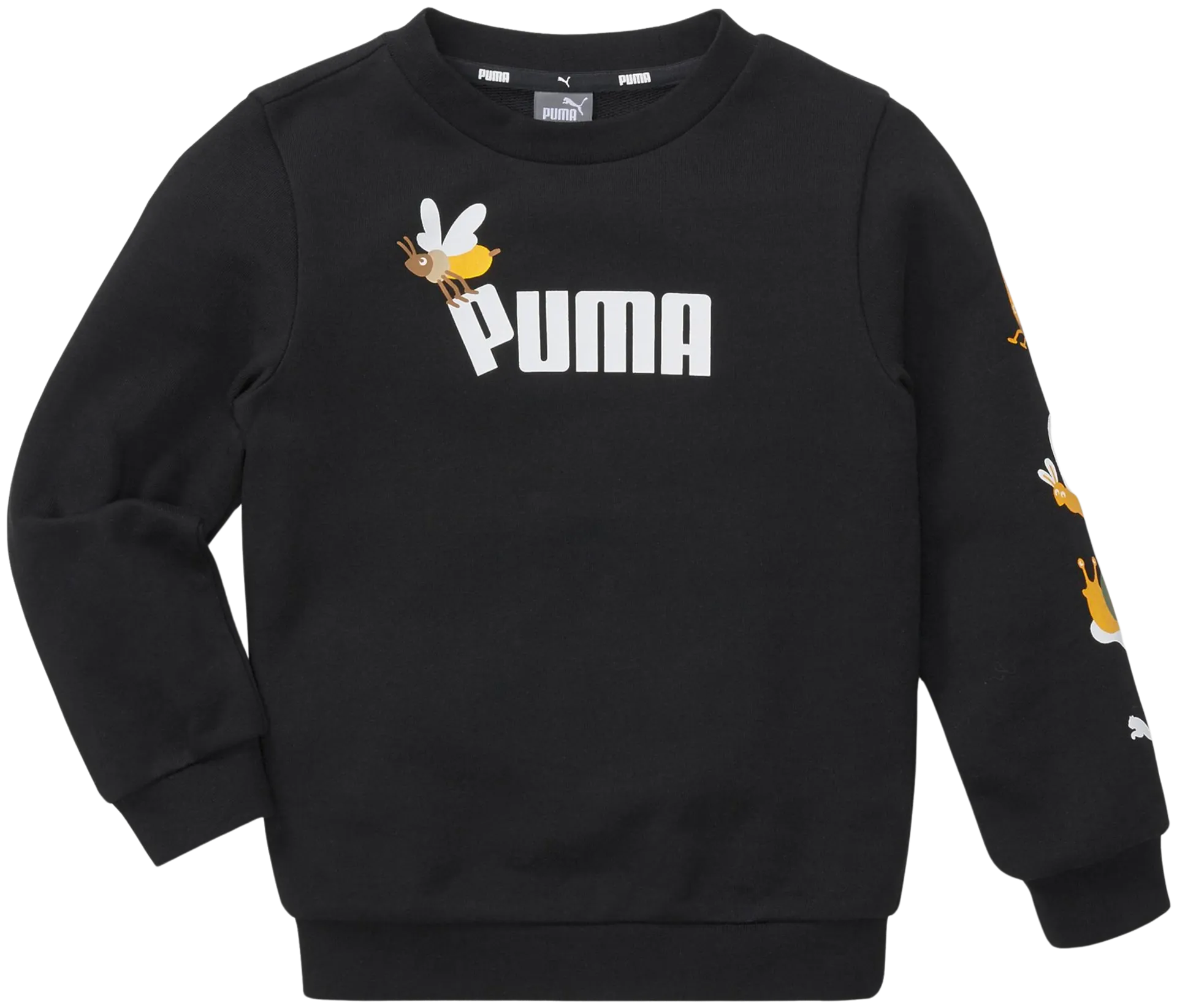 Puma lasten vapaa-ajan collegepaita Small world TR - PUMA Black - 1