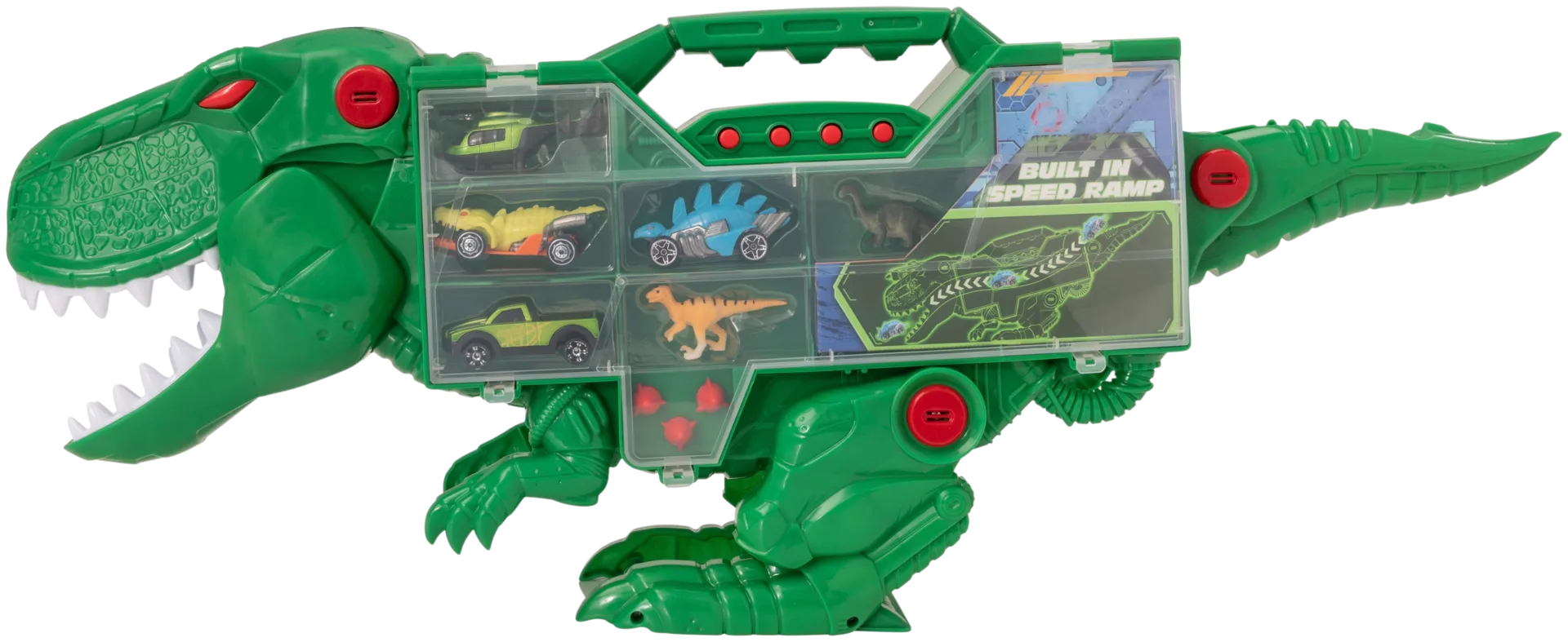 Teamsterz lelu Beast Machines T-Rex Transporter ja autot - 1