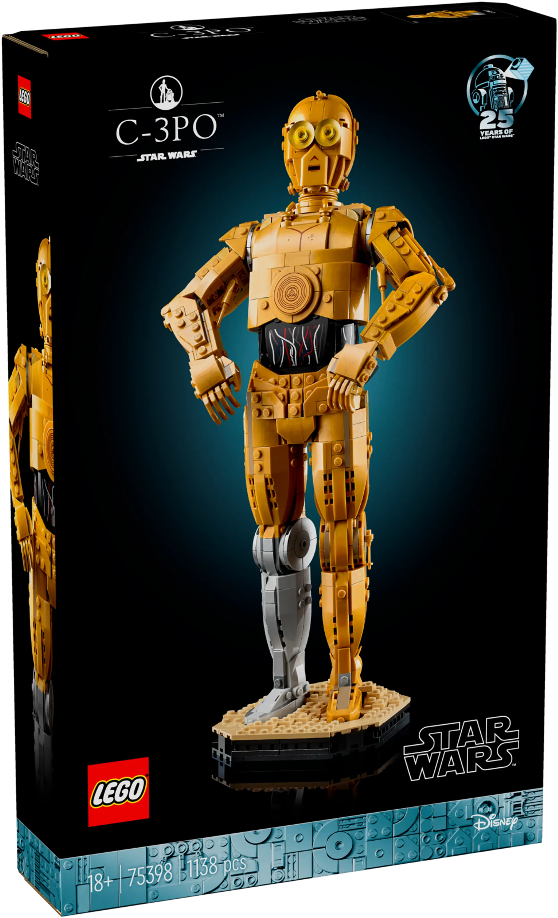 LEGO® Star Wars™ 75398 - C-3PO™ rakennettava droidihahmo - 2