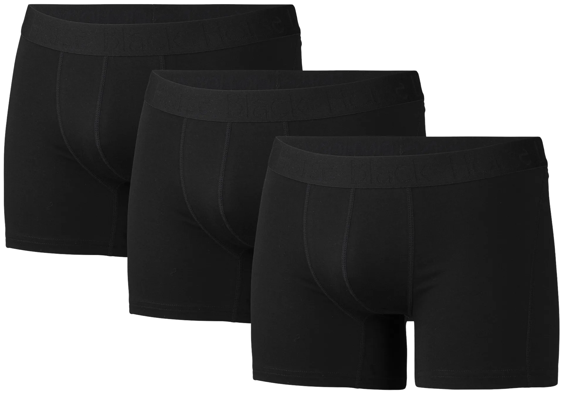 Black Horse miesten bokserit 3-pack I126 - BLACK