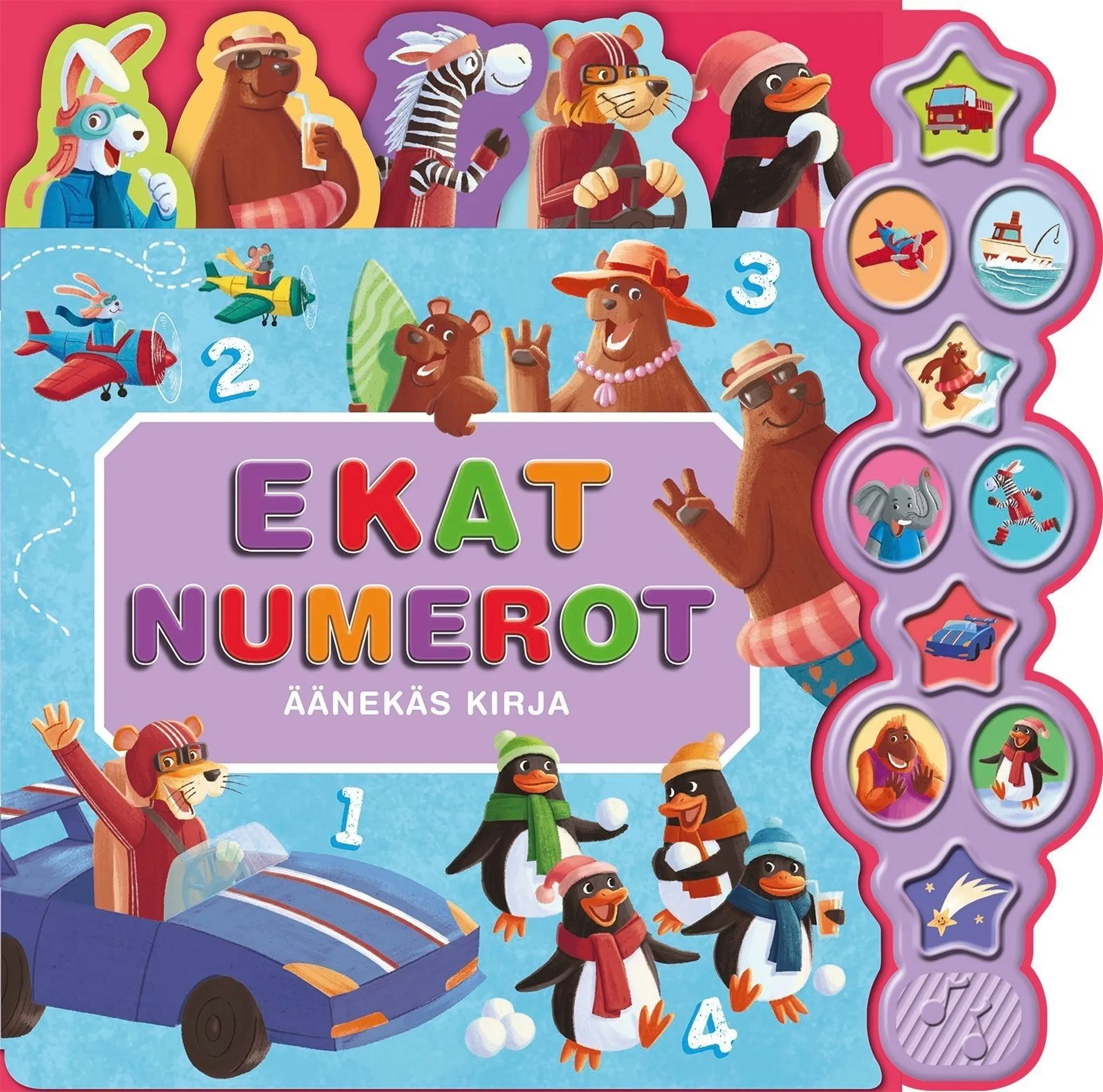 kids.fi, Ekat numerot - Äänekäs kirja