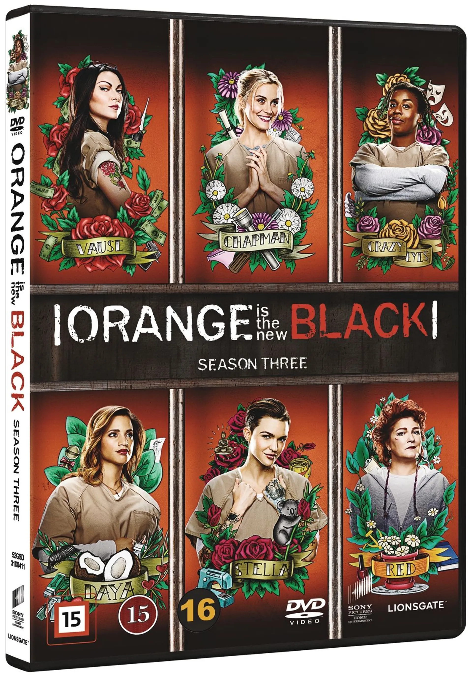 Orange is the New Black 3 Tuotantokausi DVD