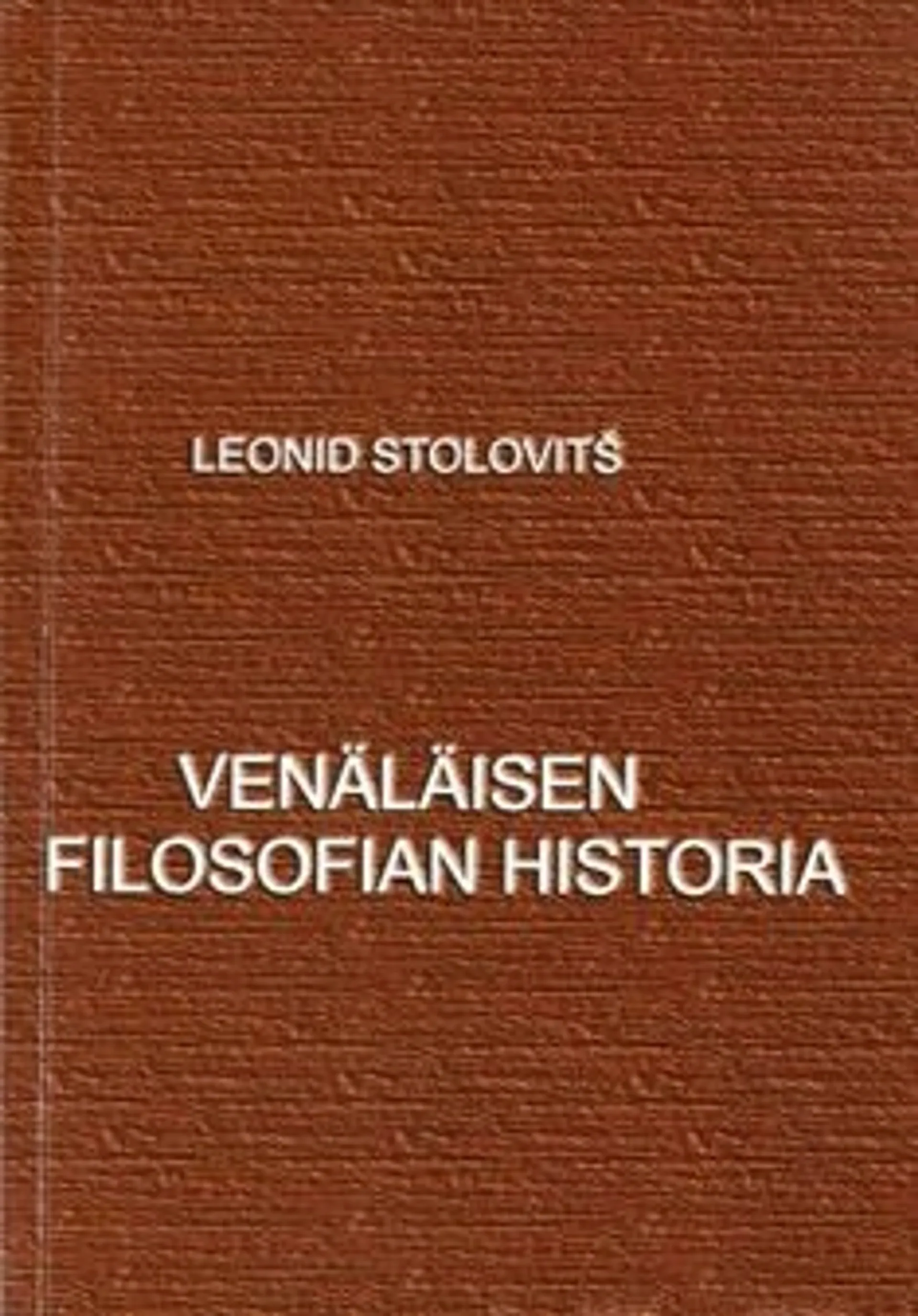 Stolovits, Venäläisen filosofian historia