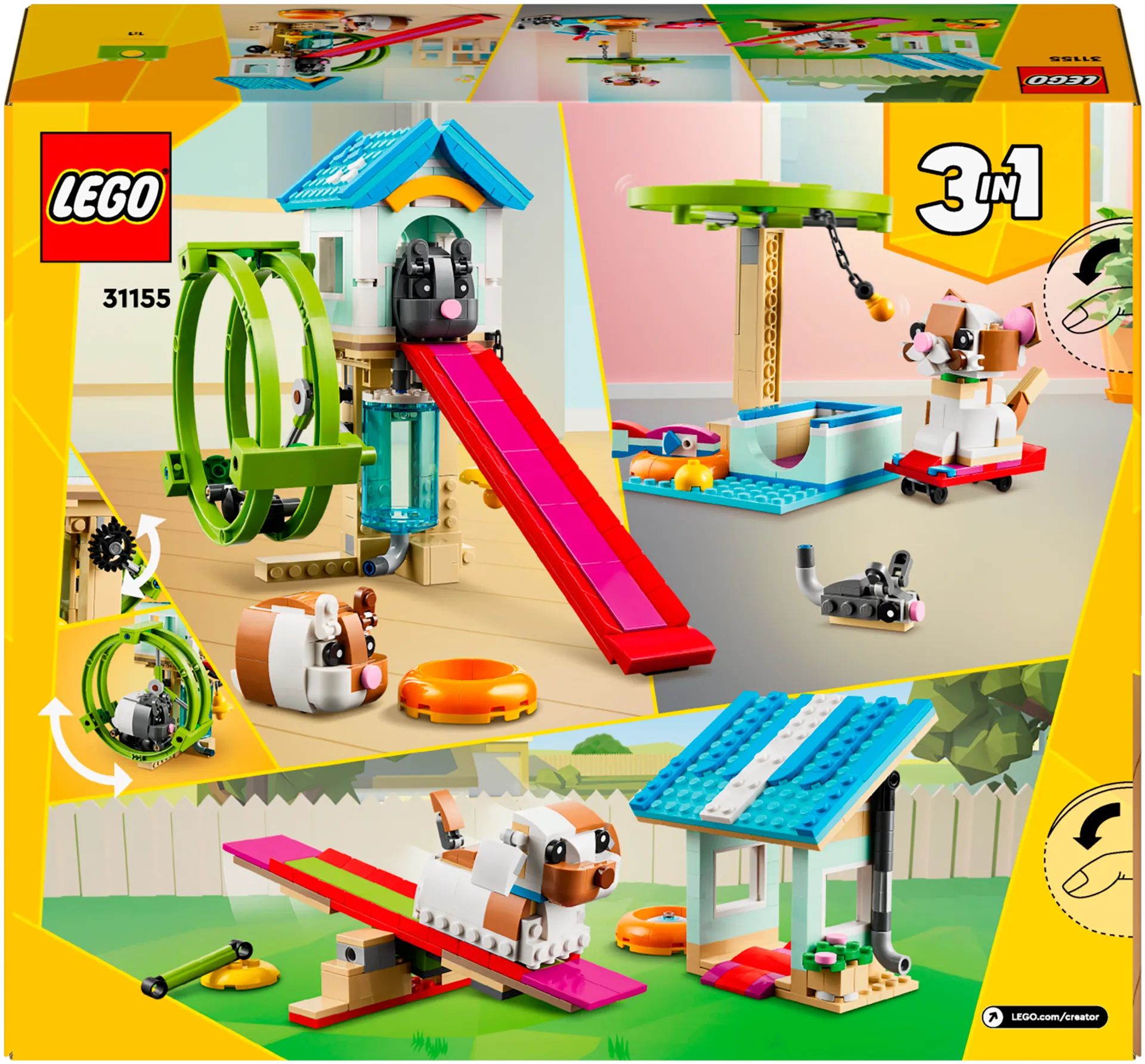 LEGO Creator 31155 Hamsterin juoksupyörä - 3