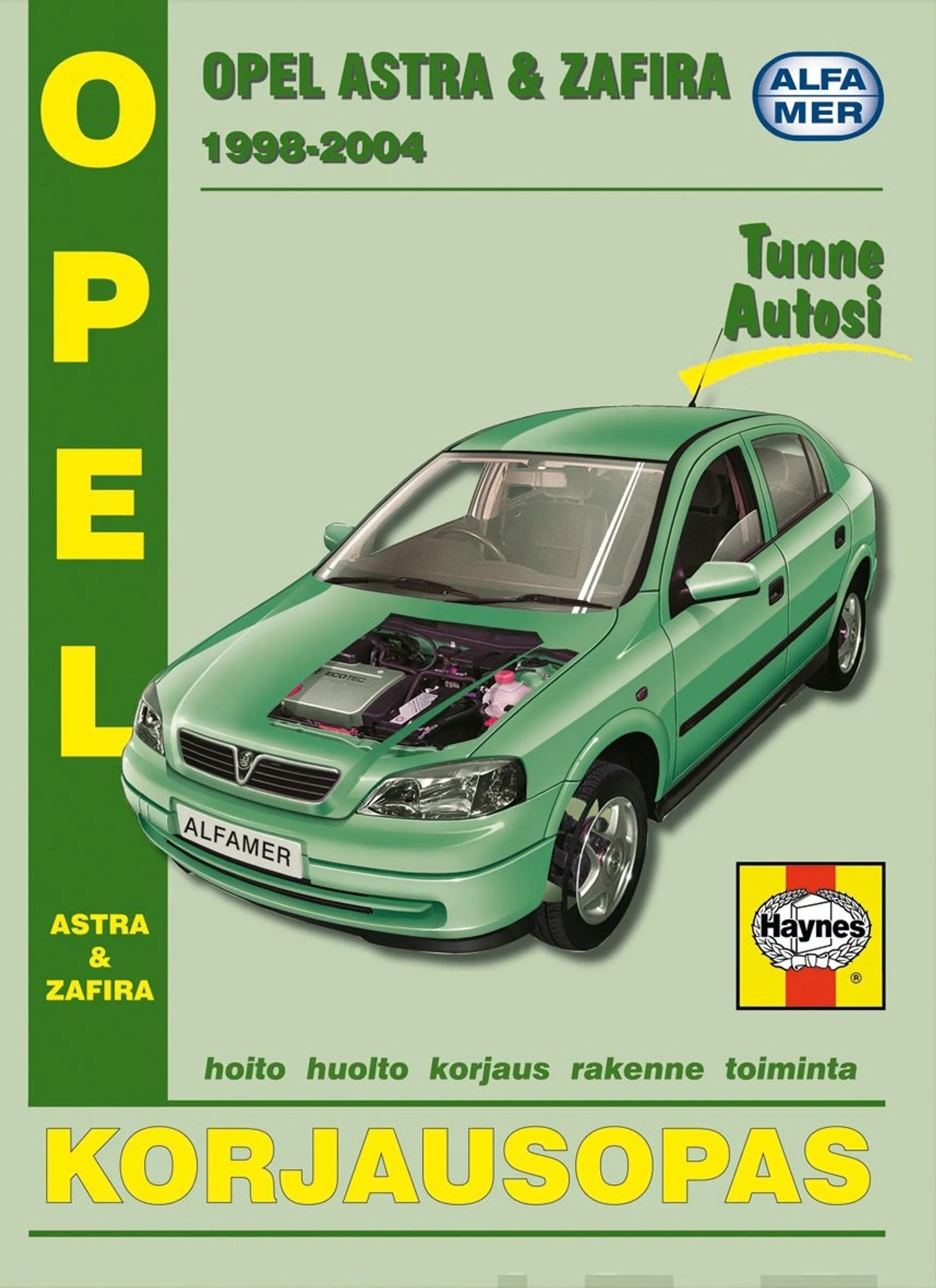 Mauno, Opel Astra & Zafira 1998-2004 - korjausopas