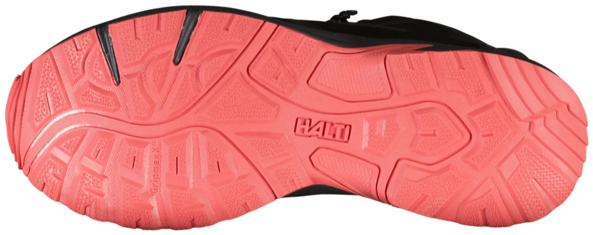 Halti naisten ulkoilujalkine Polaris Mid II DX - Black/Heat Red - 2