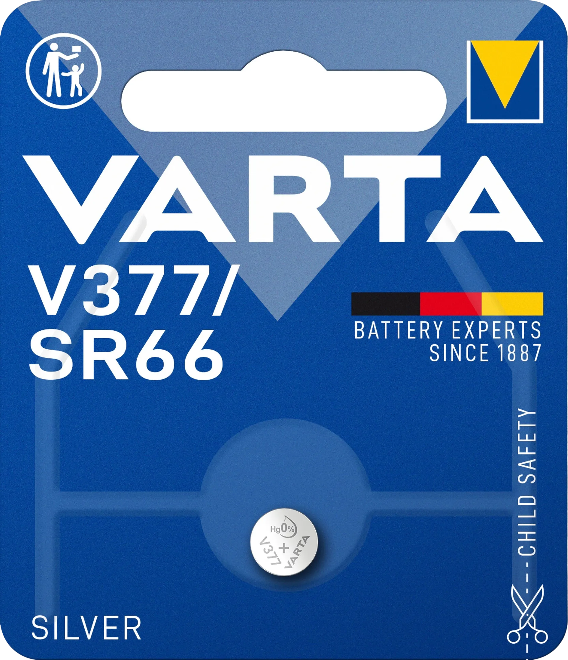 VARTA SILVER Coin V377/SR66 1kpl - 1