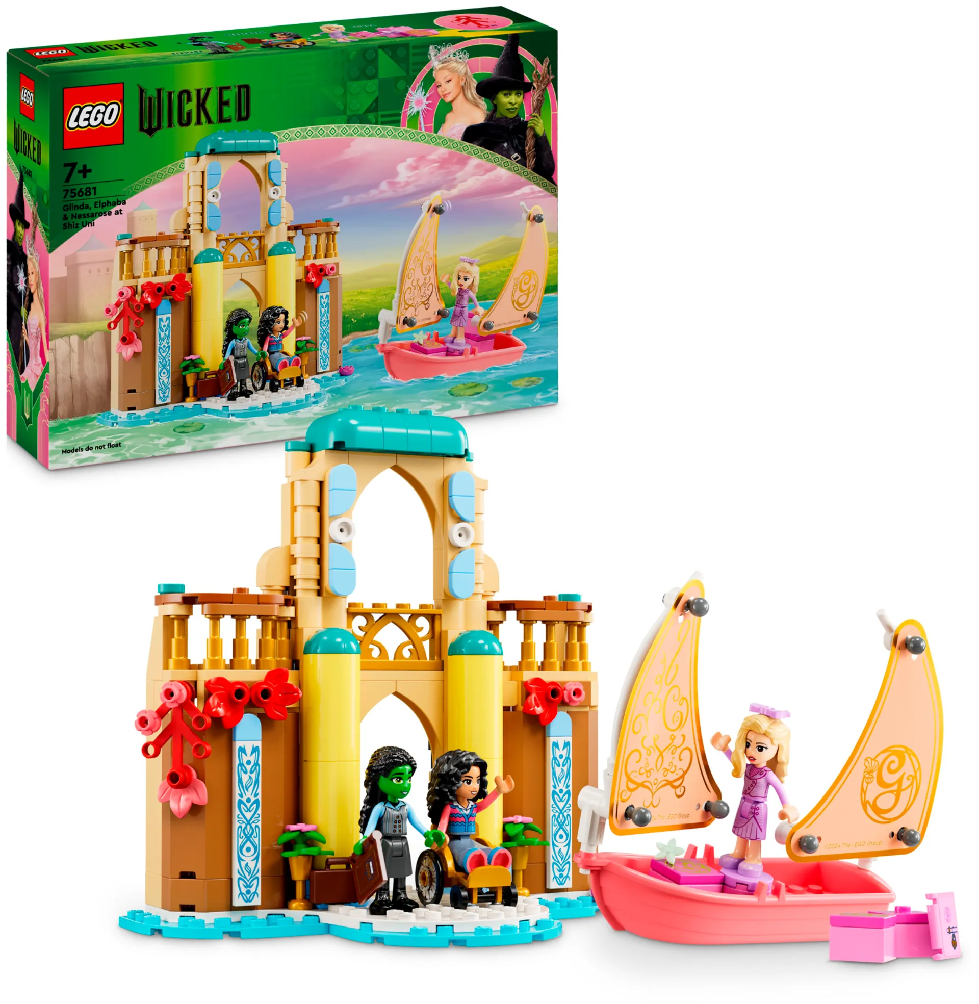 LEGO Wicked Glinda, Elphaba ja Nessarose Shizin yliopistossa, Rakennussetti 75681 - 1