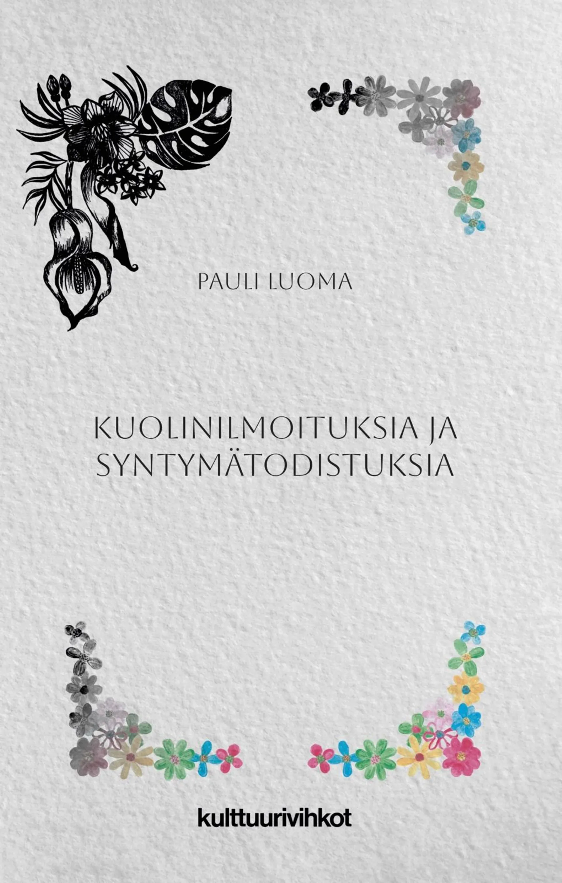 Luoma, Kuolinilmoituksia ja syntymätodistuksia