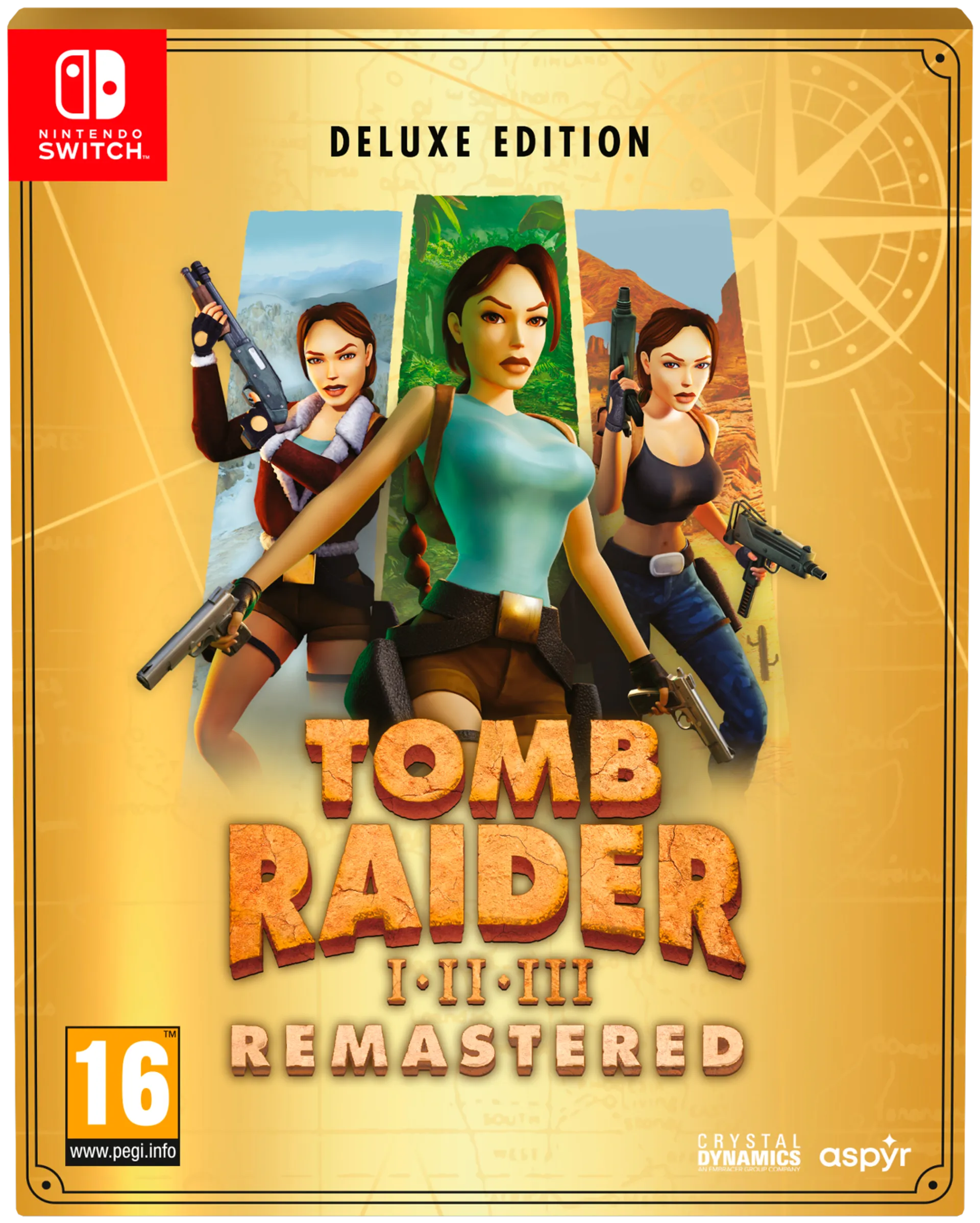 NSW Tomb Raider I-III Remastered Deluxe Edition