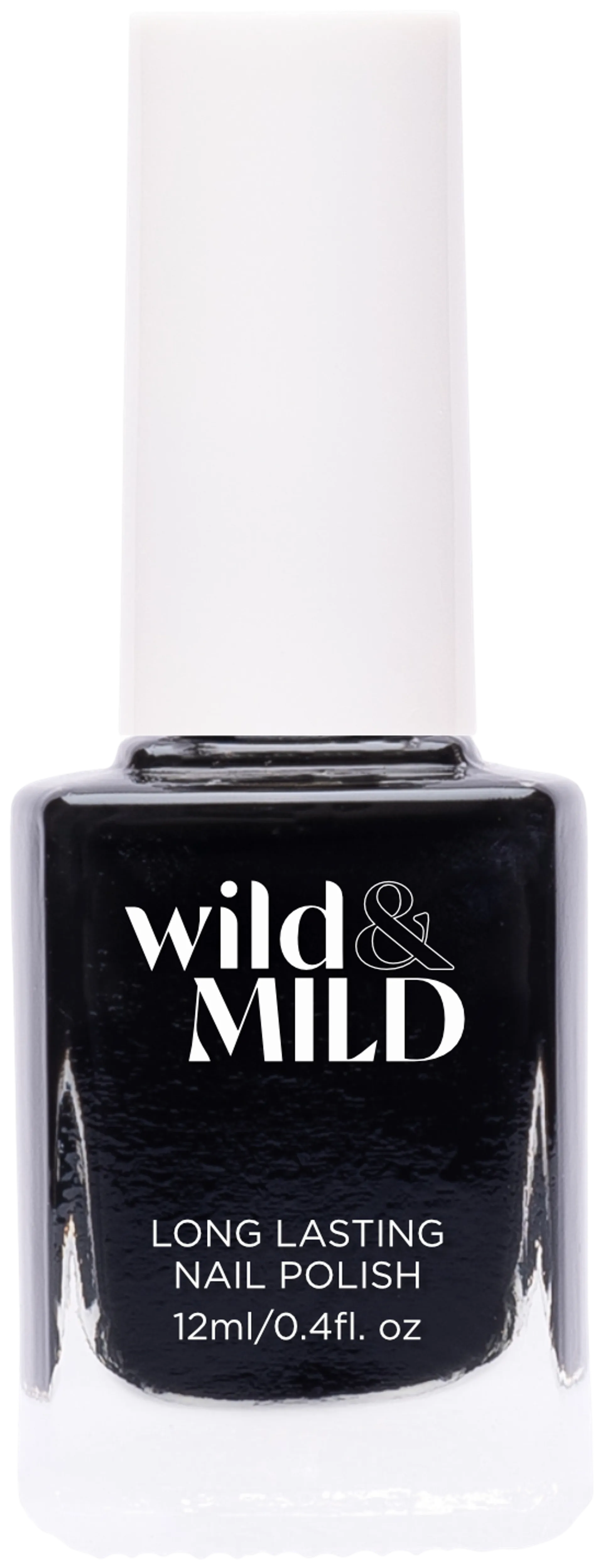 Wild&Mild Long Lasting nail polish M002 Lady in Black 12 ml