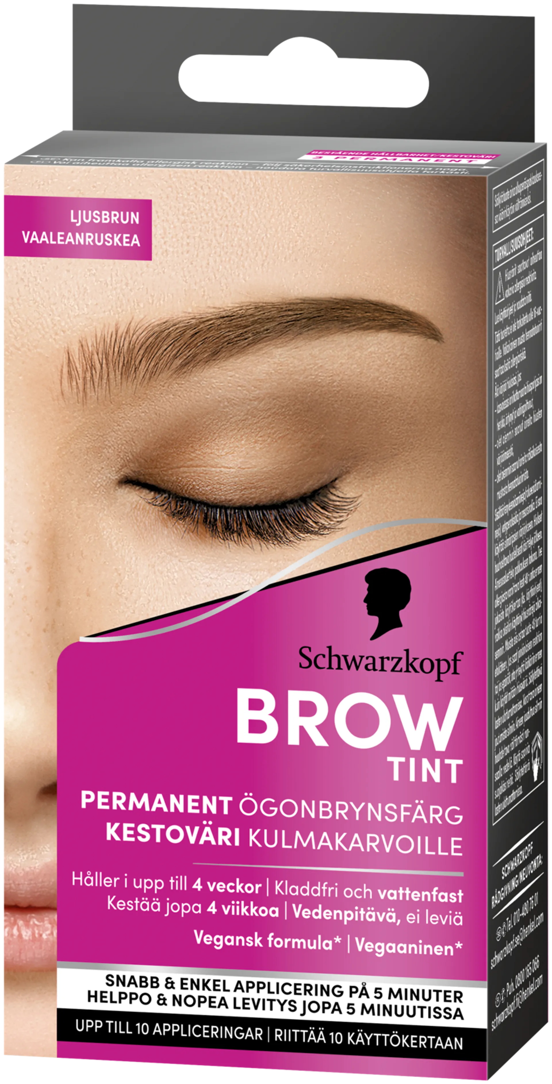 Schwarzkopf Brow Tint kulmaväri Light Brown