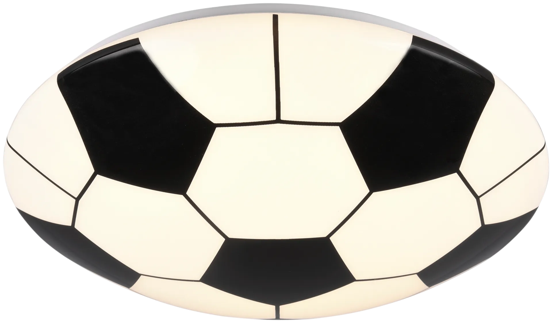 Trio LED-kattovalaisin Kloppi 36 cm musta/valkoinen - 1