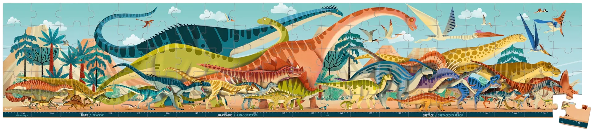 Janod Panoramapalapeli dinosaurukset - 3
