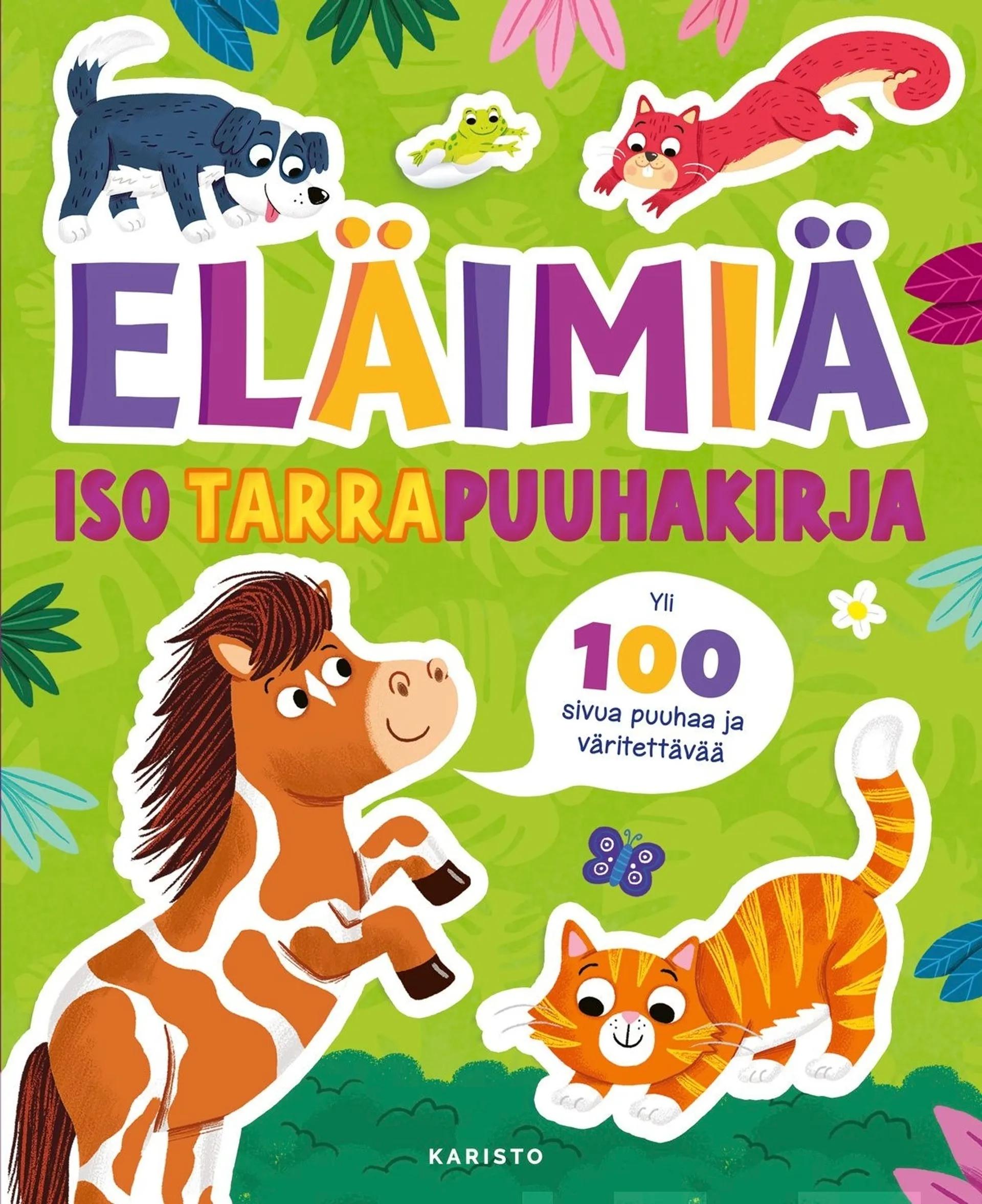 Eläimiä - Iso tarrapuuhakirja