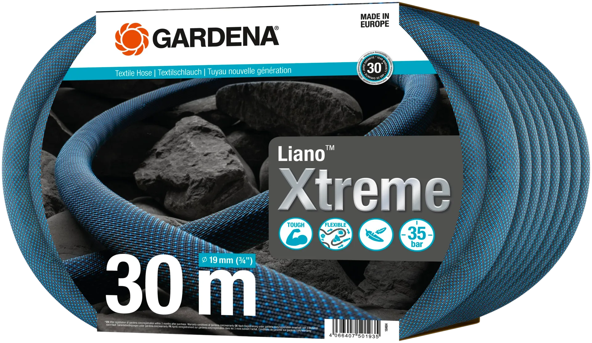 Gardena puutarhaletku Liano™Xtreme #1019 mm (3/4"), 30 m - 2