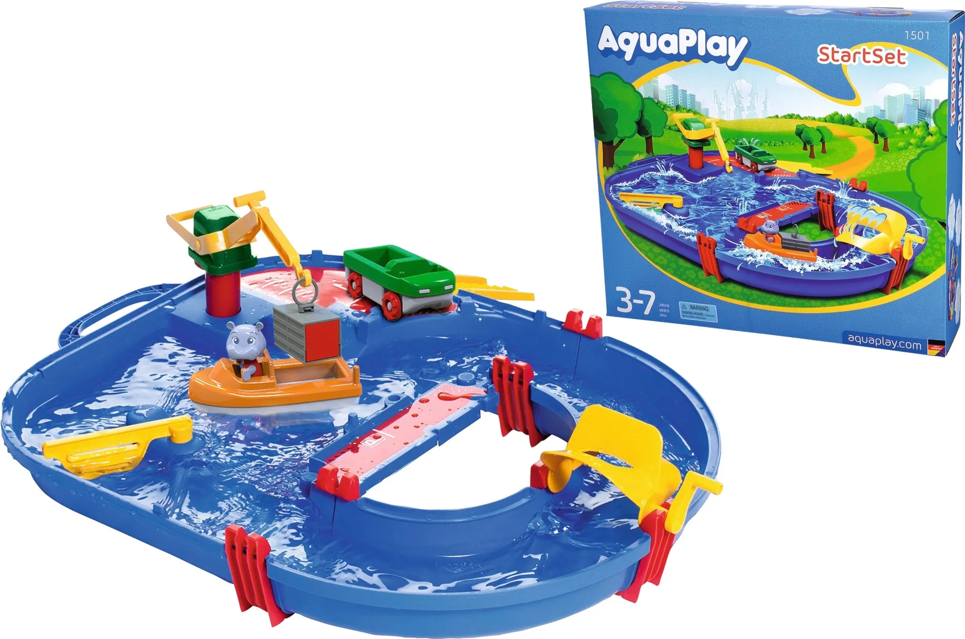 AquaPlay StartSet, vesileikkisetti, 21 osaa - 1