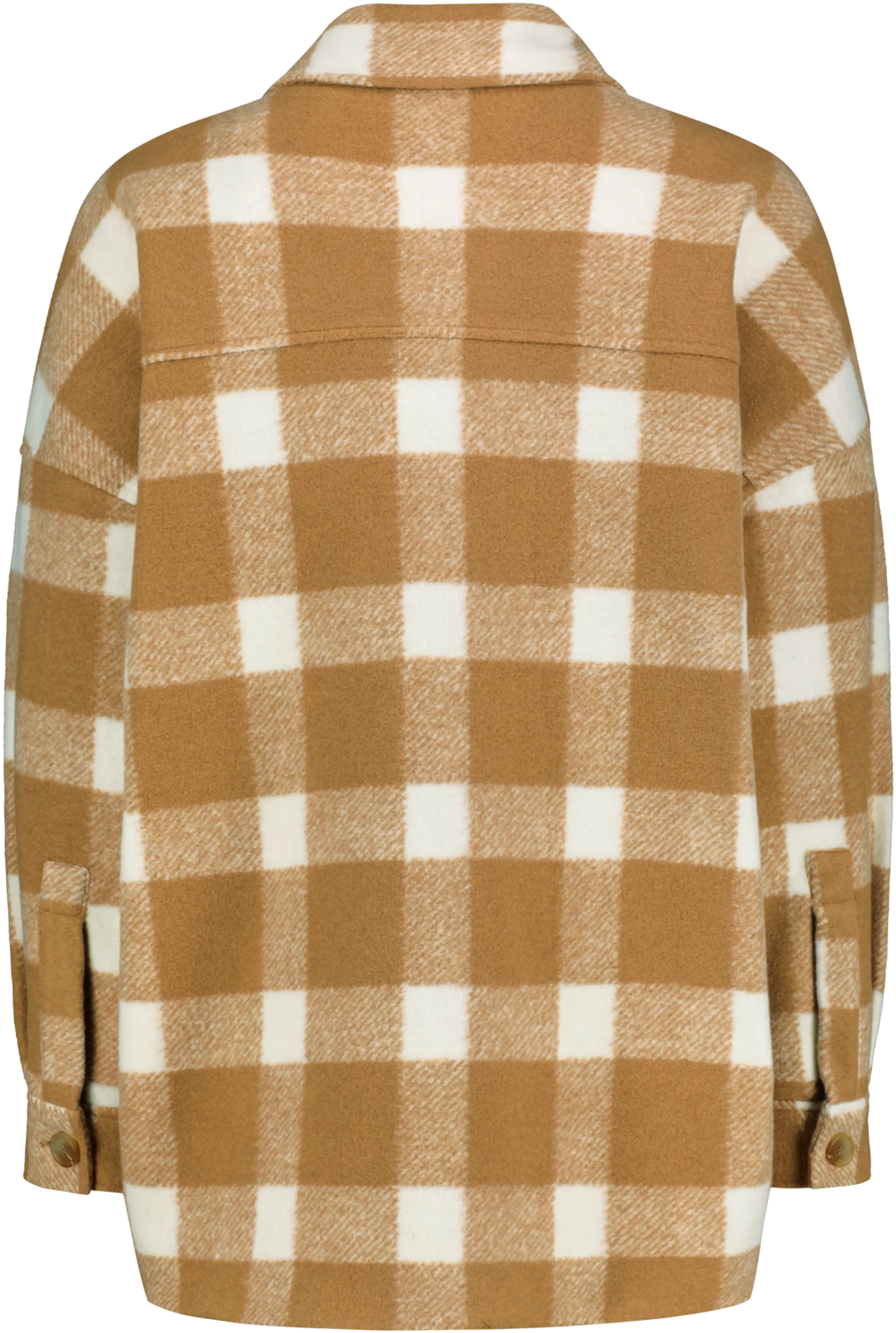 WKLY. naisten takki 225W342407 - Beige Check - 2