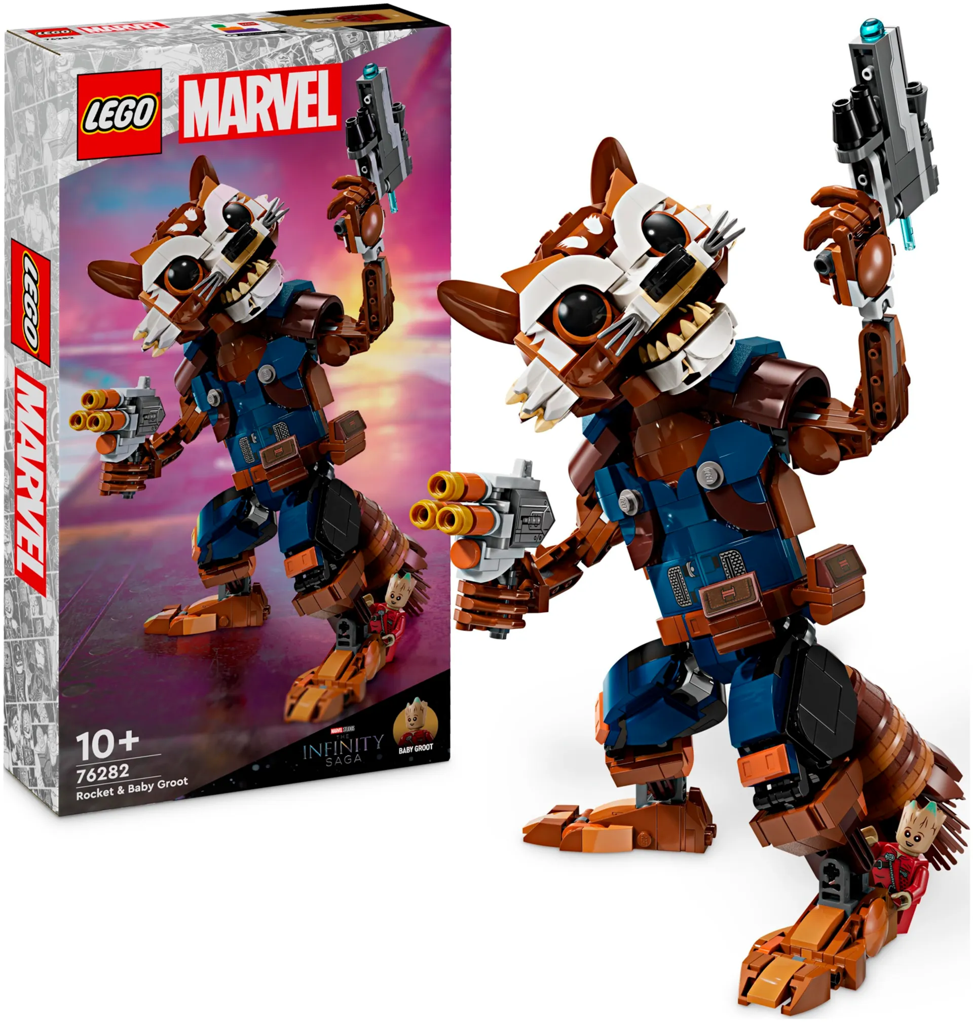 LEGO Super Heroes Marvel 76282 Rocket ja Baby Groot - 1