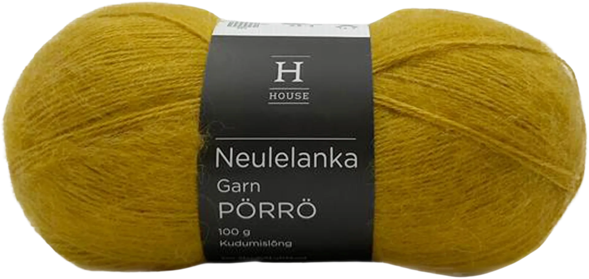 House lanka mohair-villa-akryyli Pörrö 100 g Yellow 1636