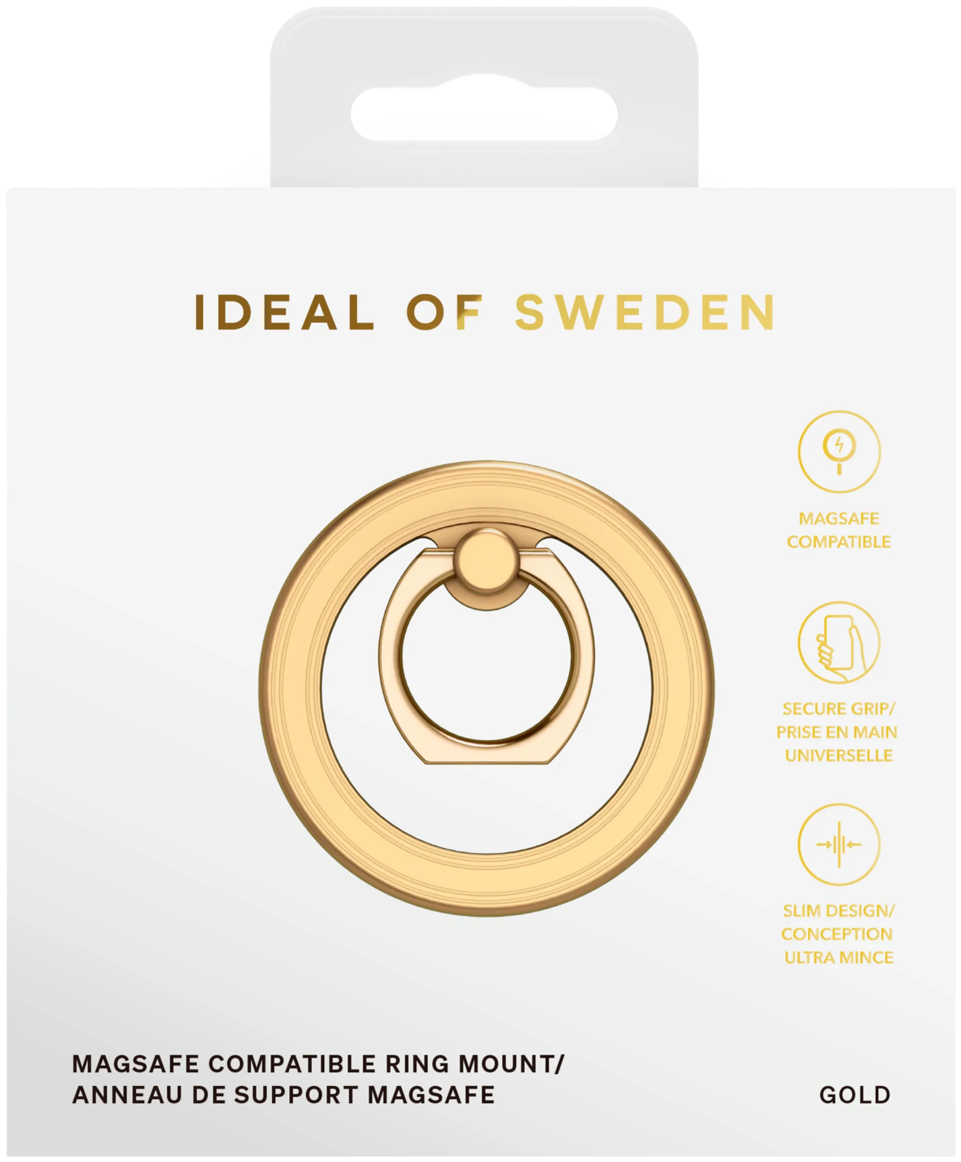 Ideal of Sweden magneettinen sormuspidike MagSafe kulta - 4