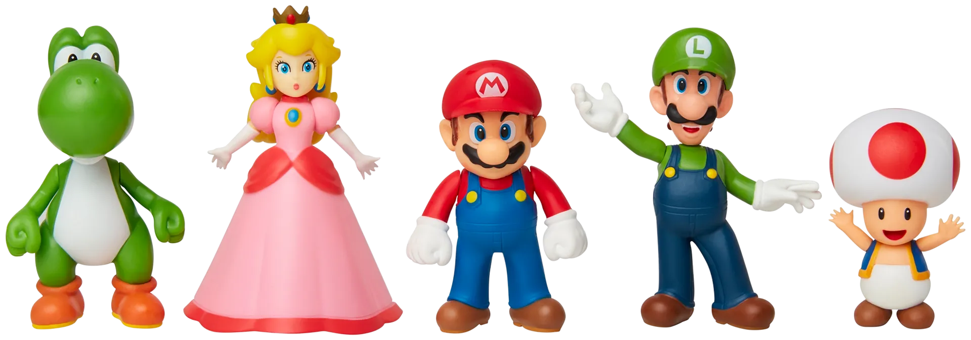 Nintendo hahmot 2.5" Mario & Friends 5-pack - 4