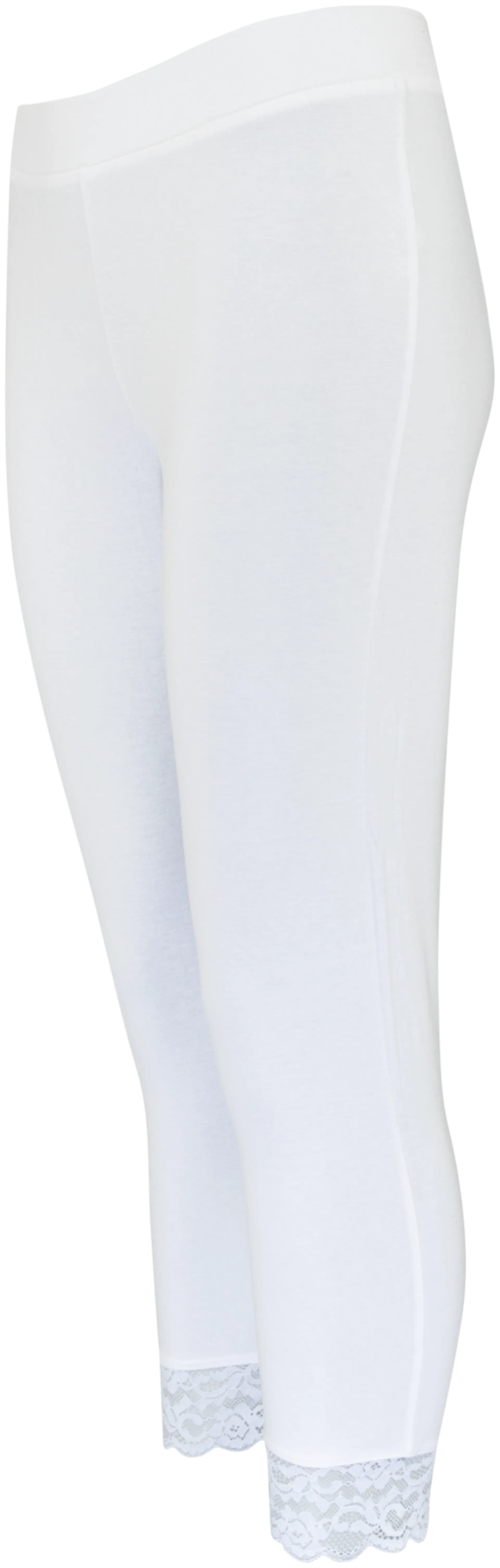 House naisten nilkkapituinen leggings 213H162330 - Bright white - 2