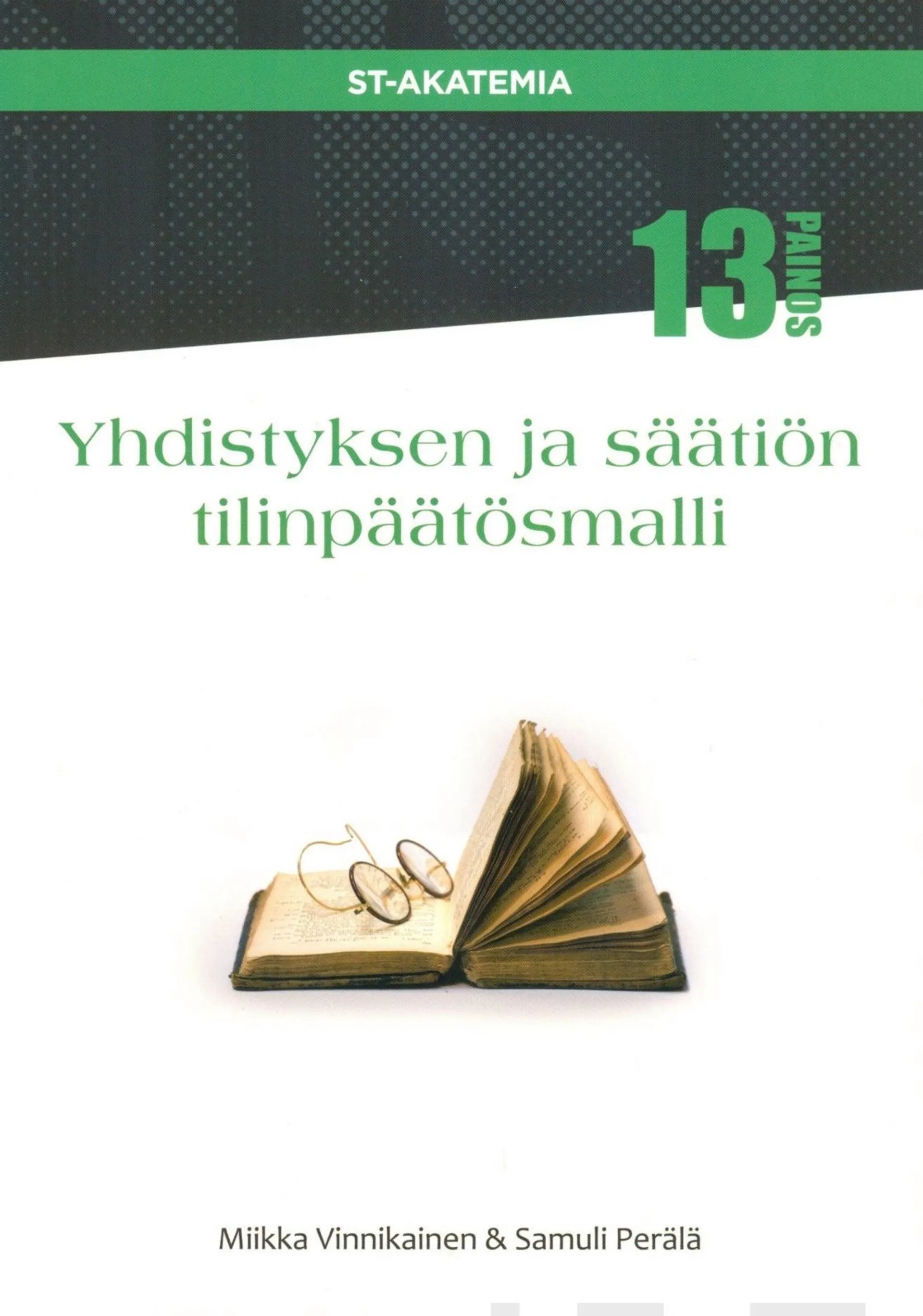 Vinnikainen, Yhdistyksen ja säätiön tilinpäätösmalli