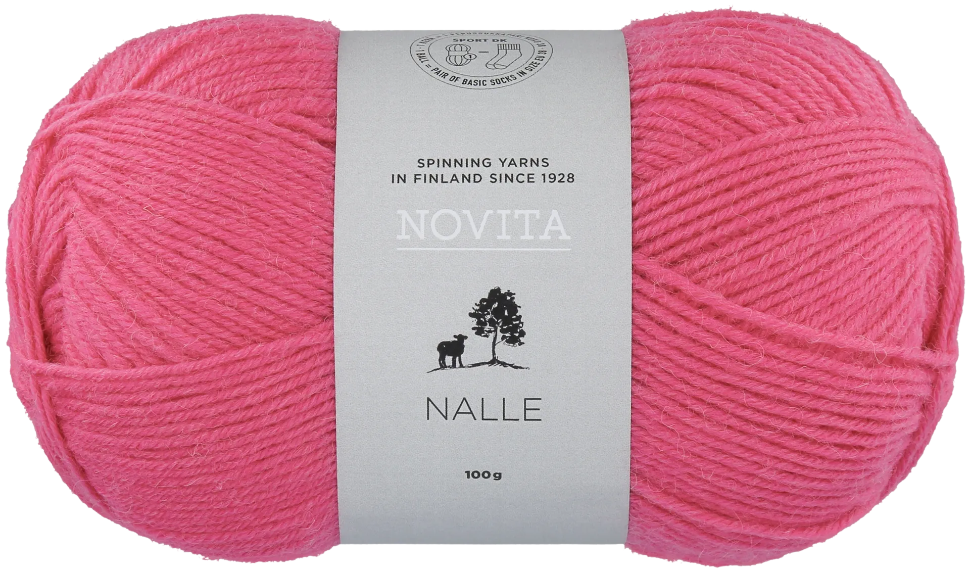 Novita Nalle 100g 539 vadelma - 1