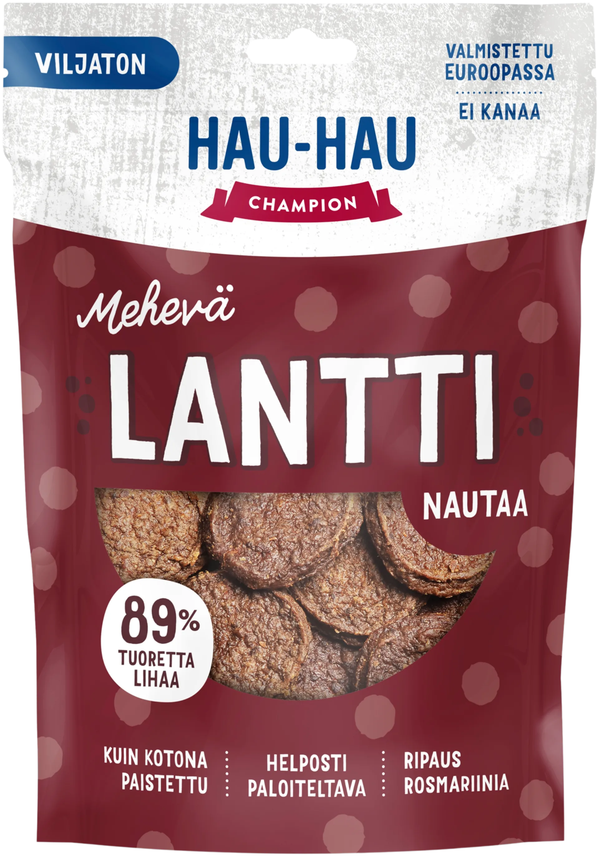Hau-Hau Champion Mehevä Lantti Nautaa herkku 140 g