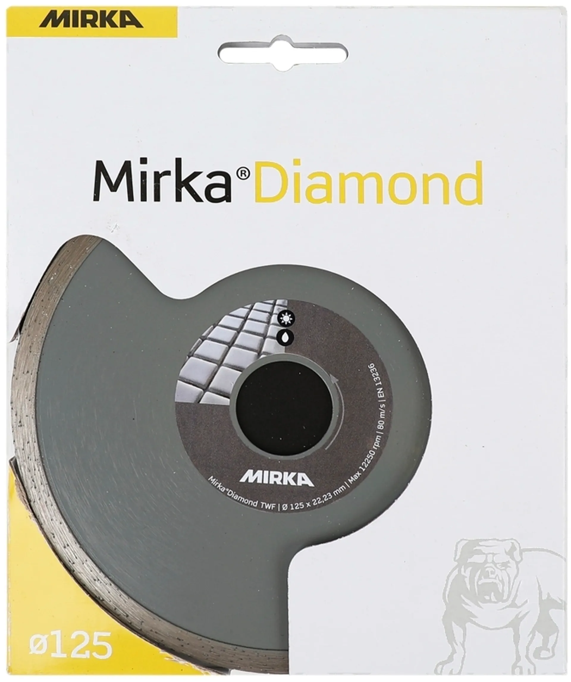 Timanttilaikka Mirka Diamond 125x22,2mm TWF