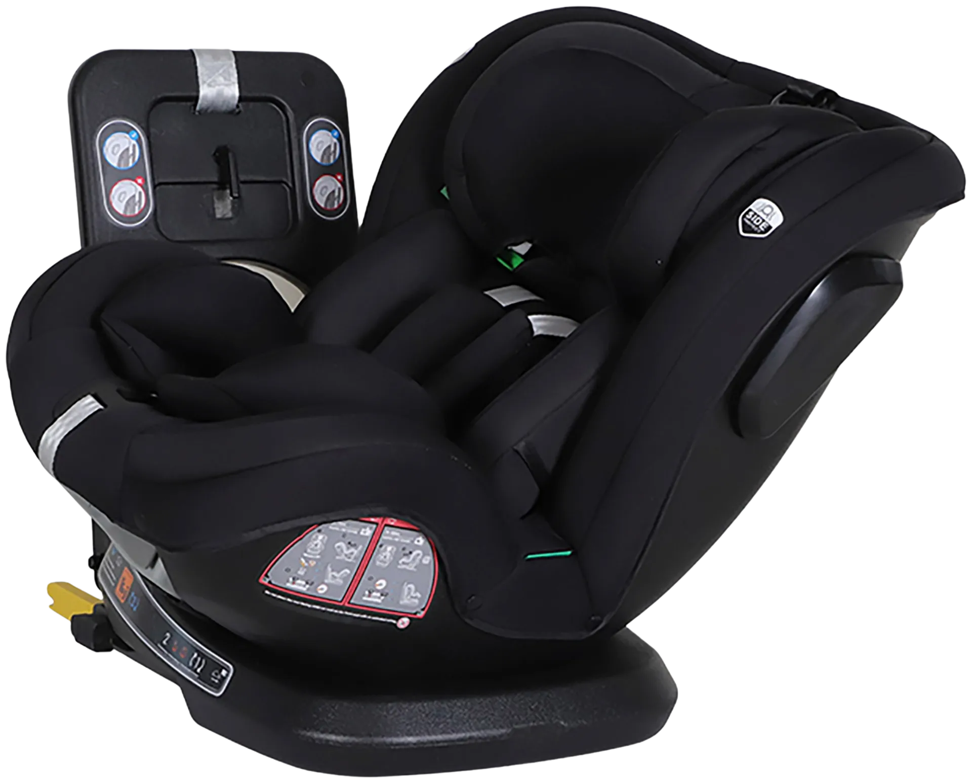 Kikid Turvaistuin Premium 40-150cm i-Size 360 ISOFIX R129, musta - 5