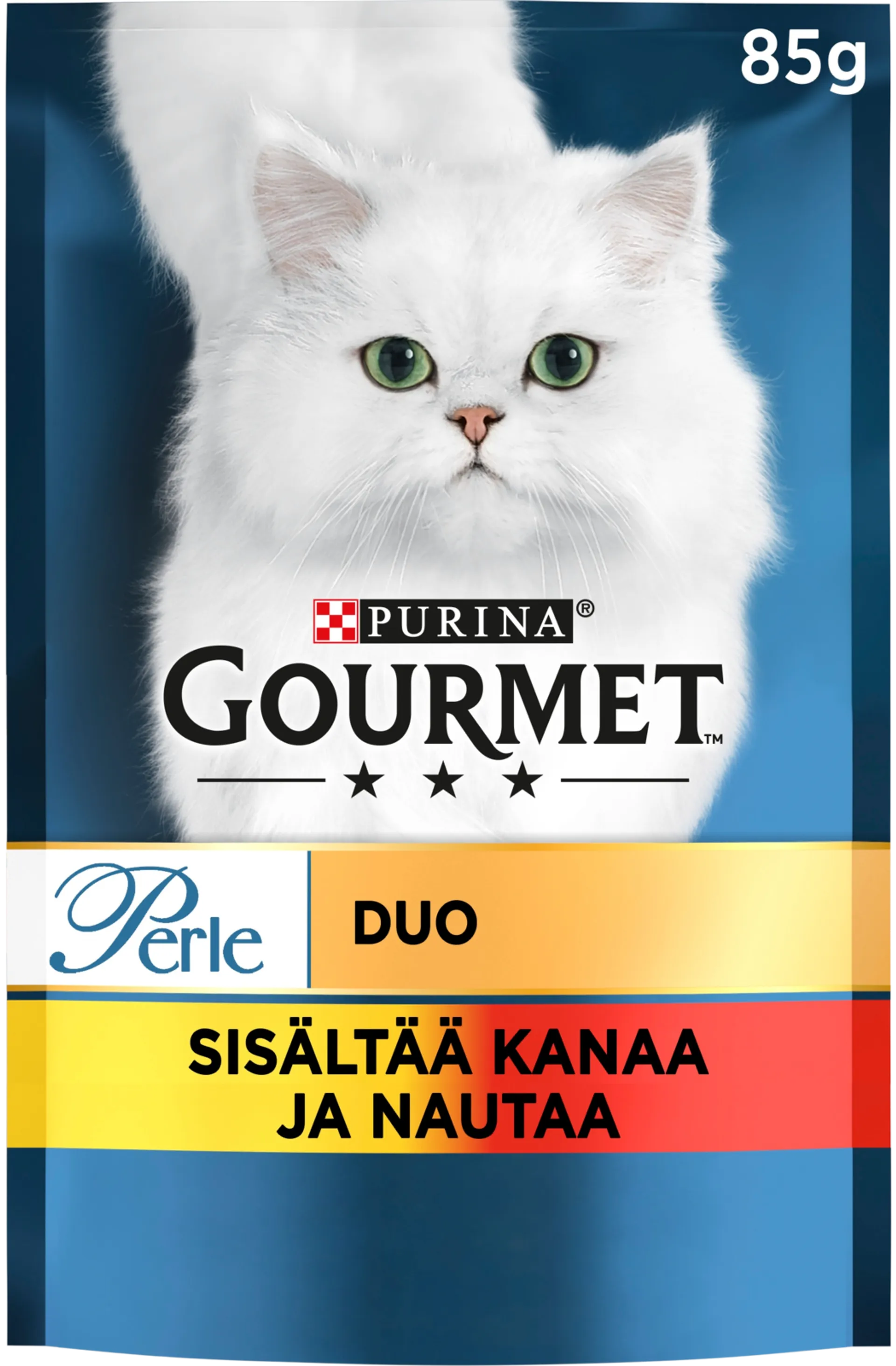 Gourmet 85g Perle Kanaa & Nautaa Delicate Meats Duo kissanruoka