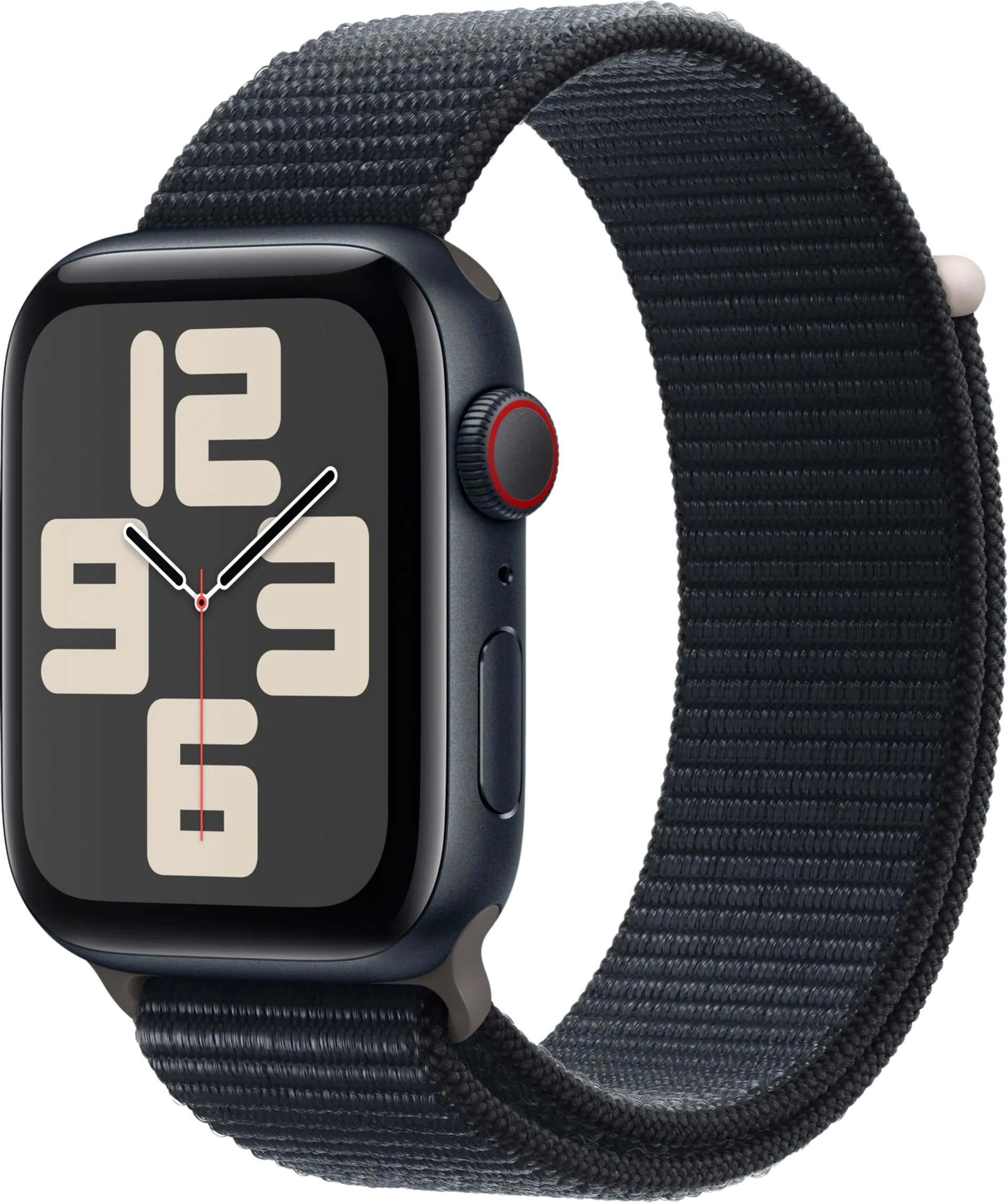Apple watch SE GPS + Cellular 44mm keskiyönsininen alumiinikotelo keskiyönsininen urheiluranneke MRHC3KS/A