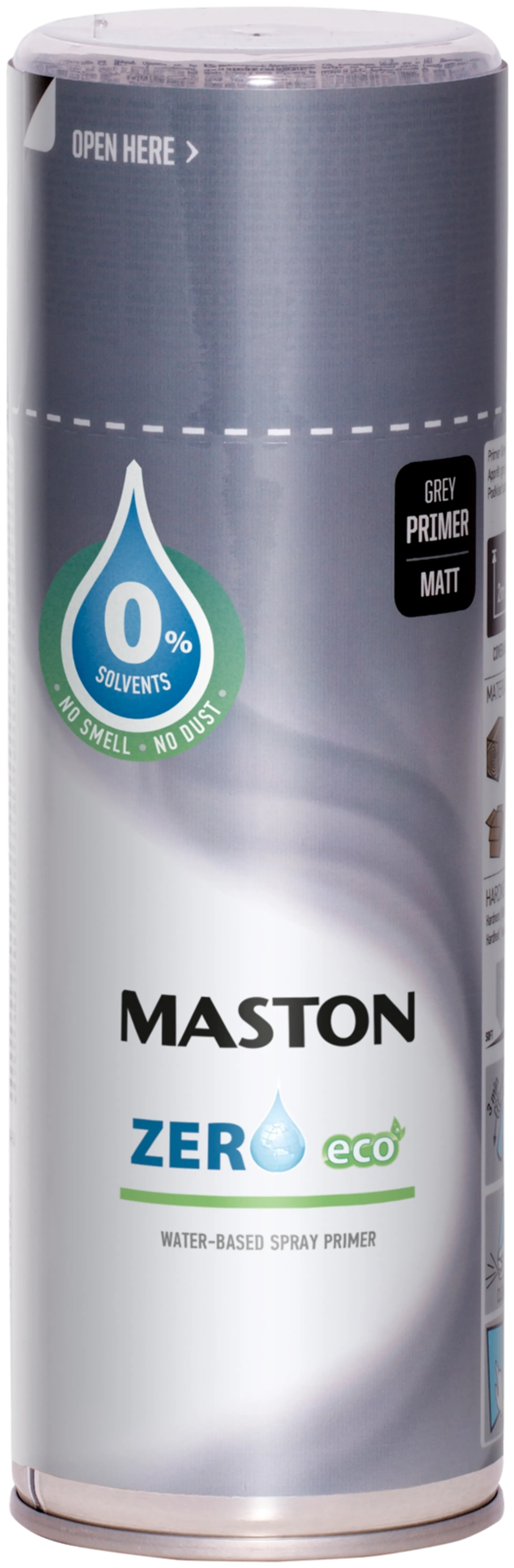 Maston Spraymaali Zero pohjamaali harmaa 400ml