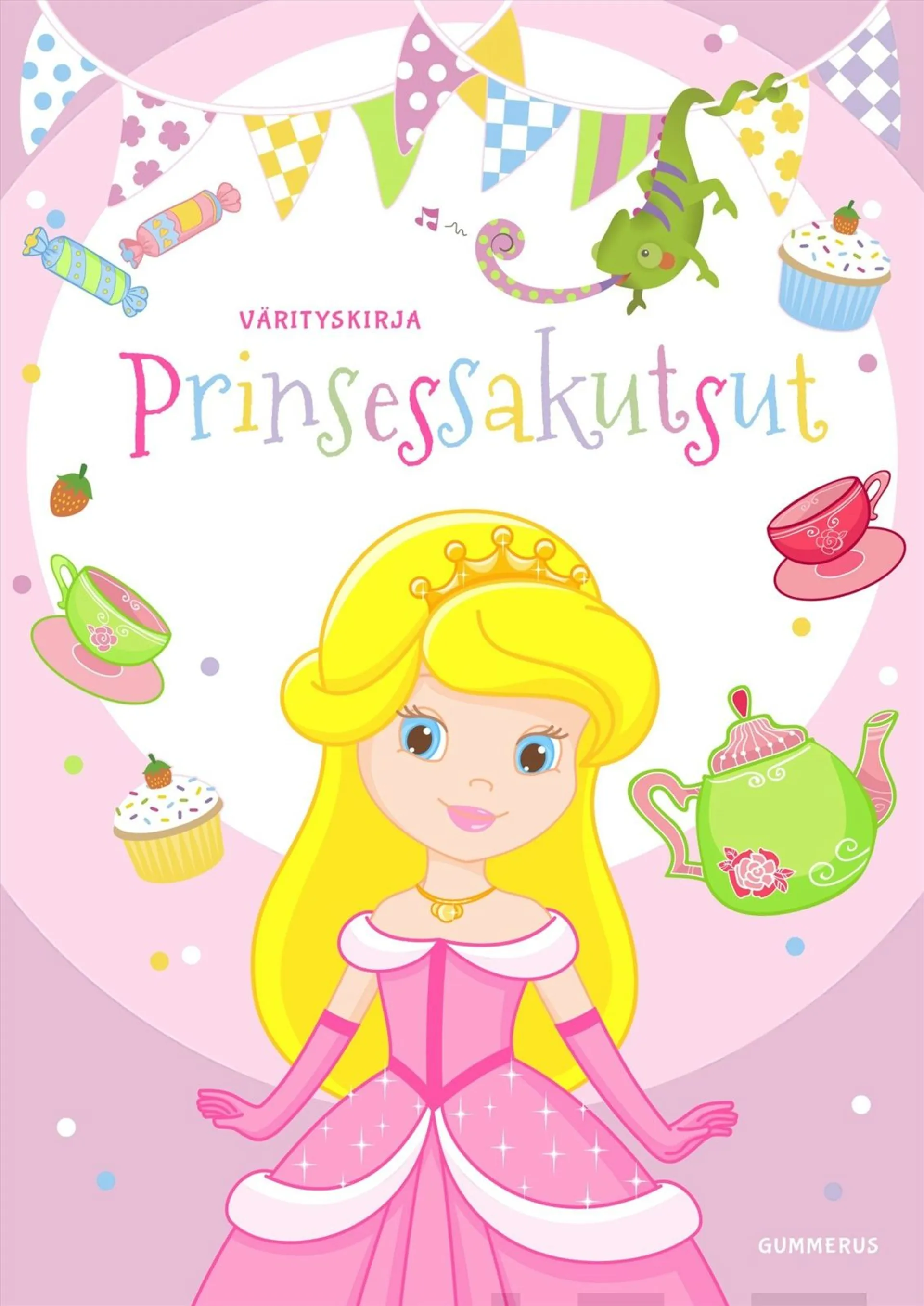 Prinsessakutsut - Värityskirja