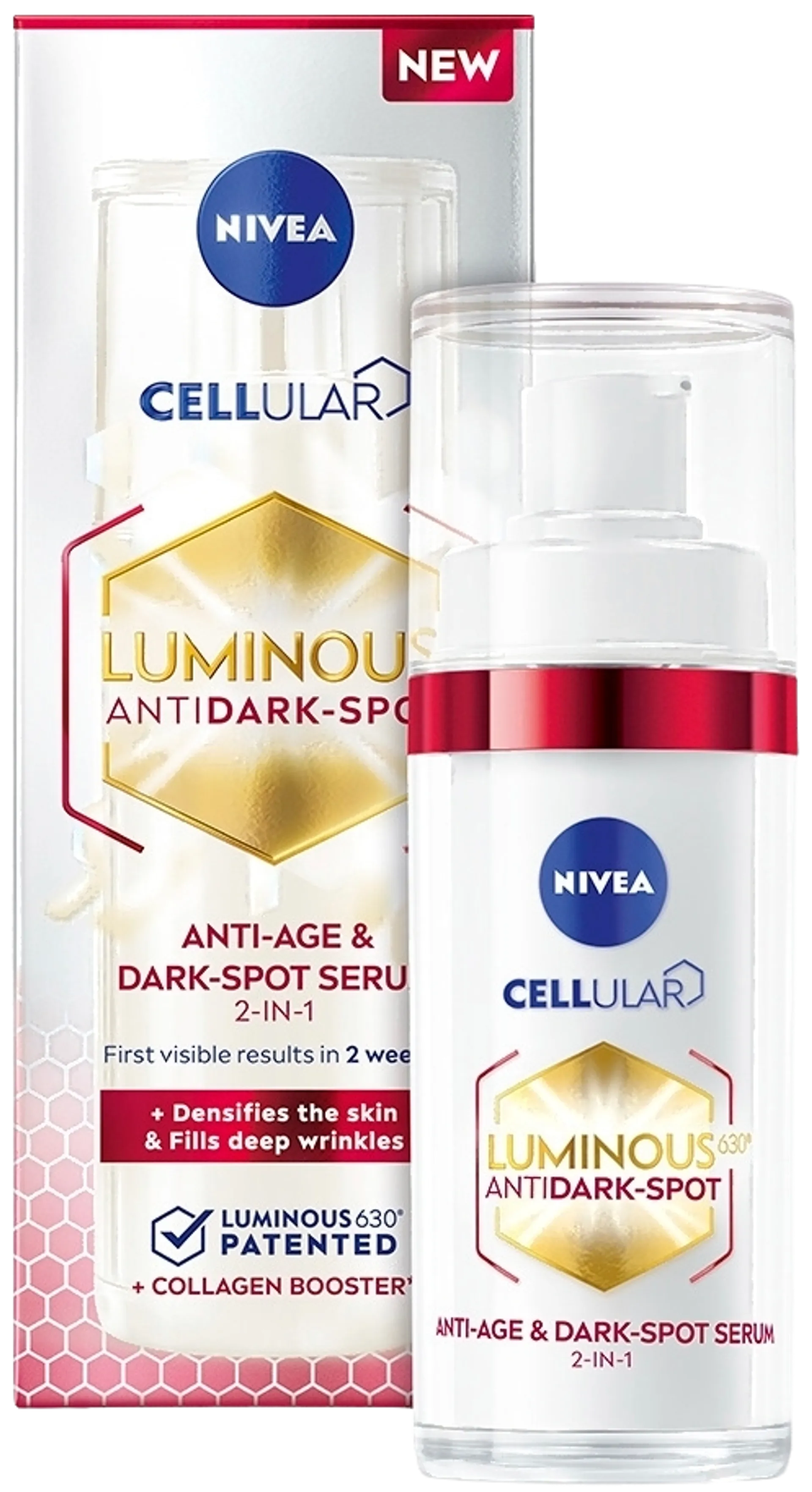 NIVEA 30ml Cellular Luminous630 Anti-Age & Dark-Spot Serum -kasvoseerumi - 3