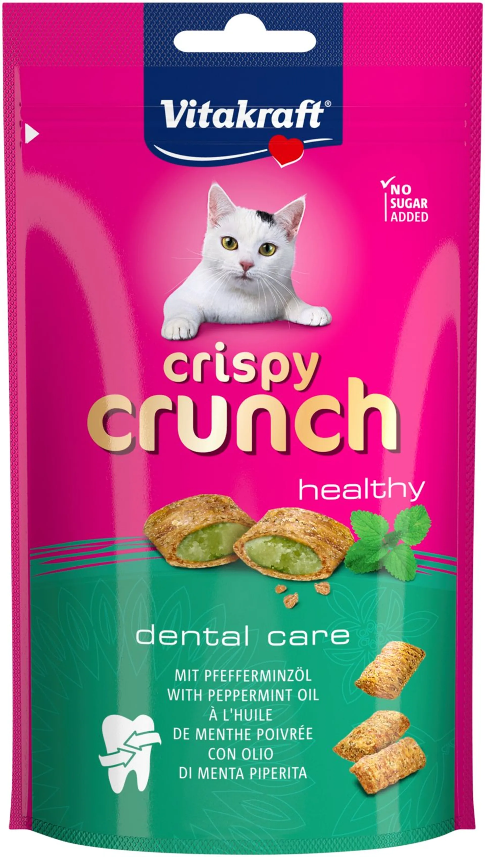 Vitakraft Crispy Crunch Piparminttu Kissanherkku 60g