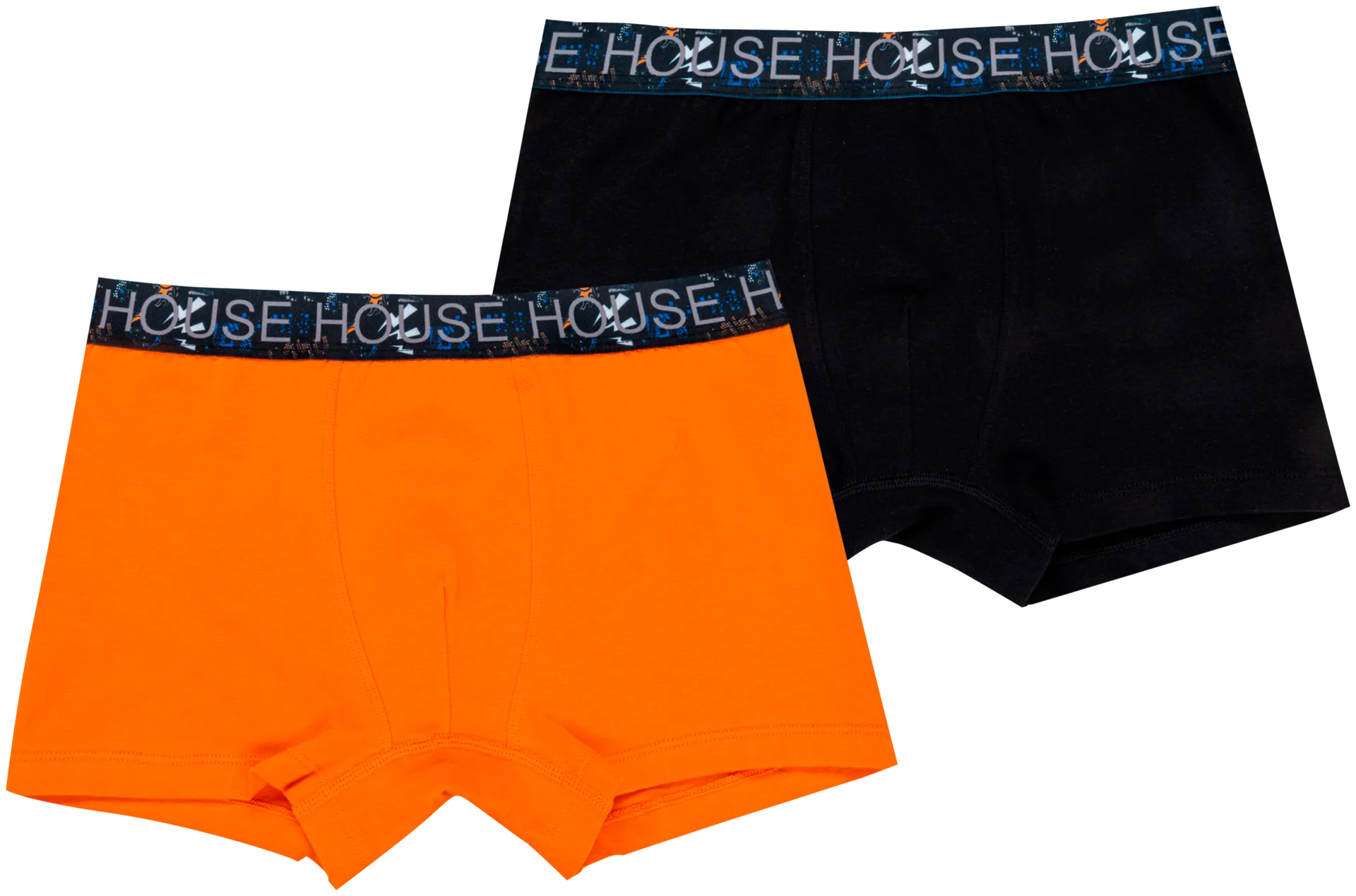 House lasten bokserit 231H322403 2-pack - Black/Orange - 1