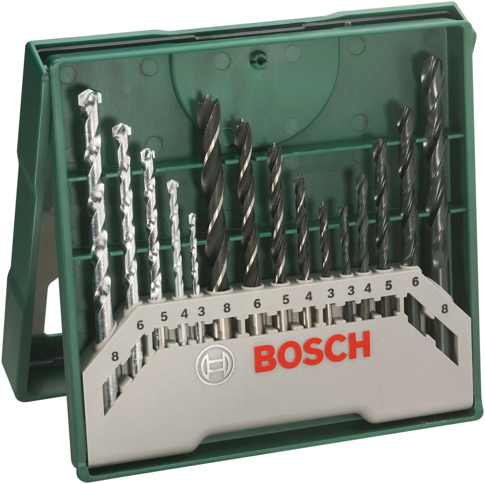 Bosch Mini-X-Line-porateräsarja 15-osainen puu/metalli